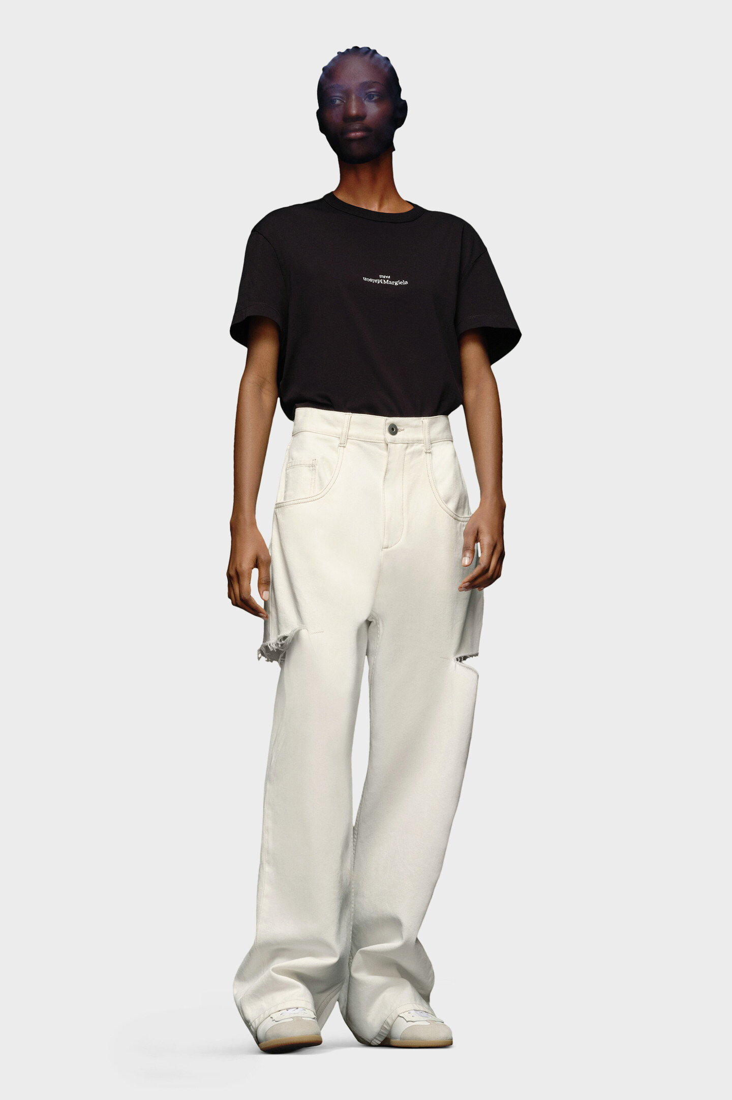 Maison Margiela 21SS ホワイトカットアウトデニムパンツ 楽天市場】MAISON MARGIELA メゾンマルジェラ ジーンズ