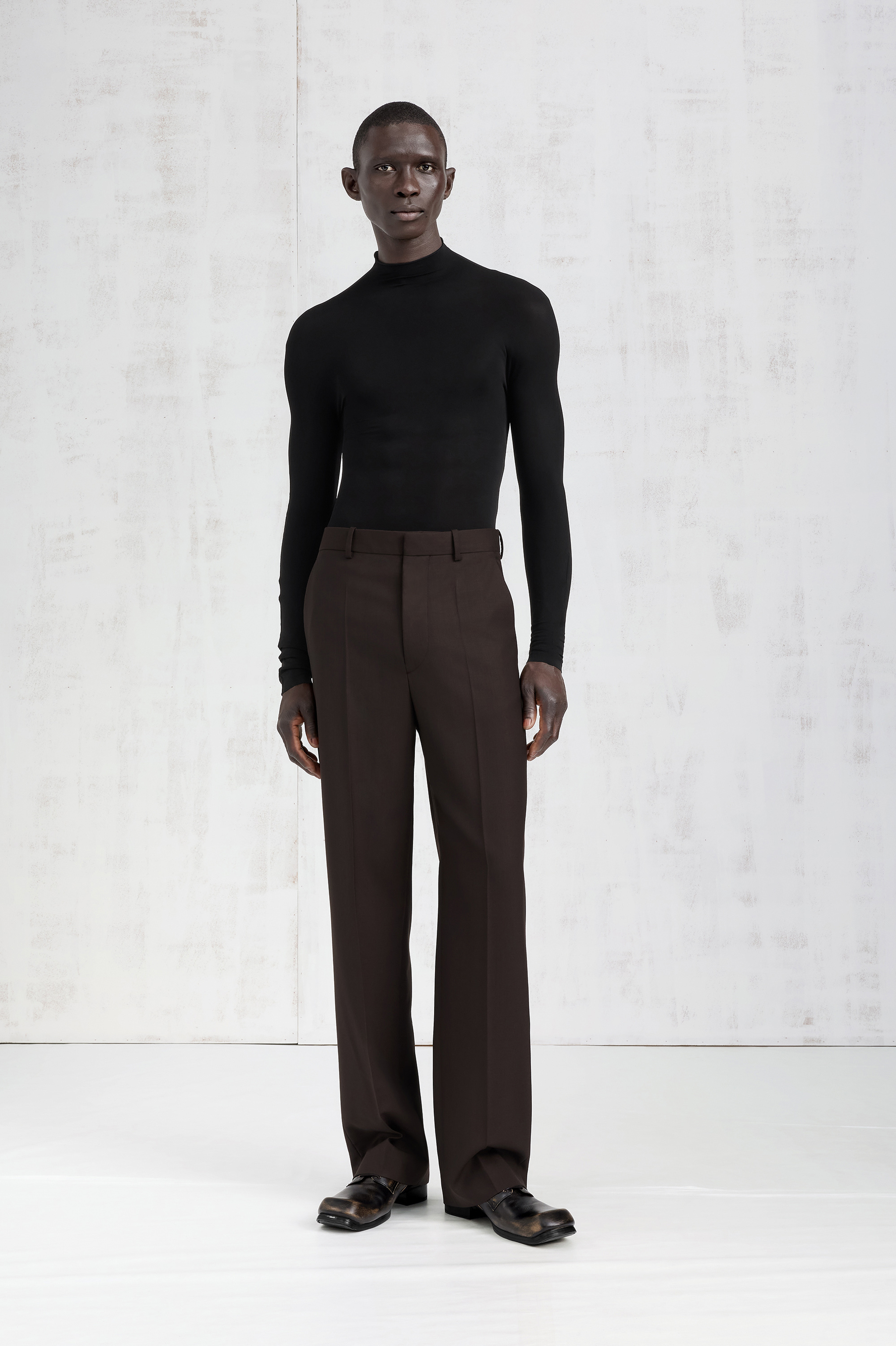 Tapenade Wool Wide-Leg Trousers | Maison Margiela Official
