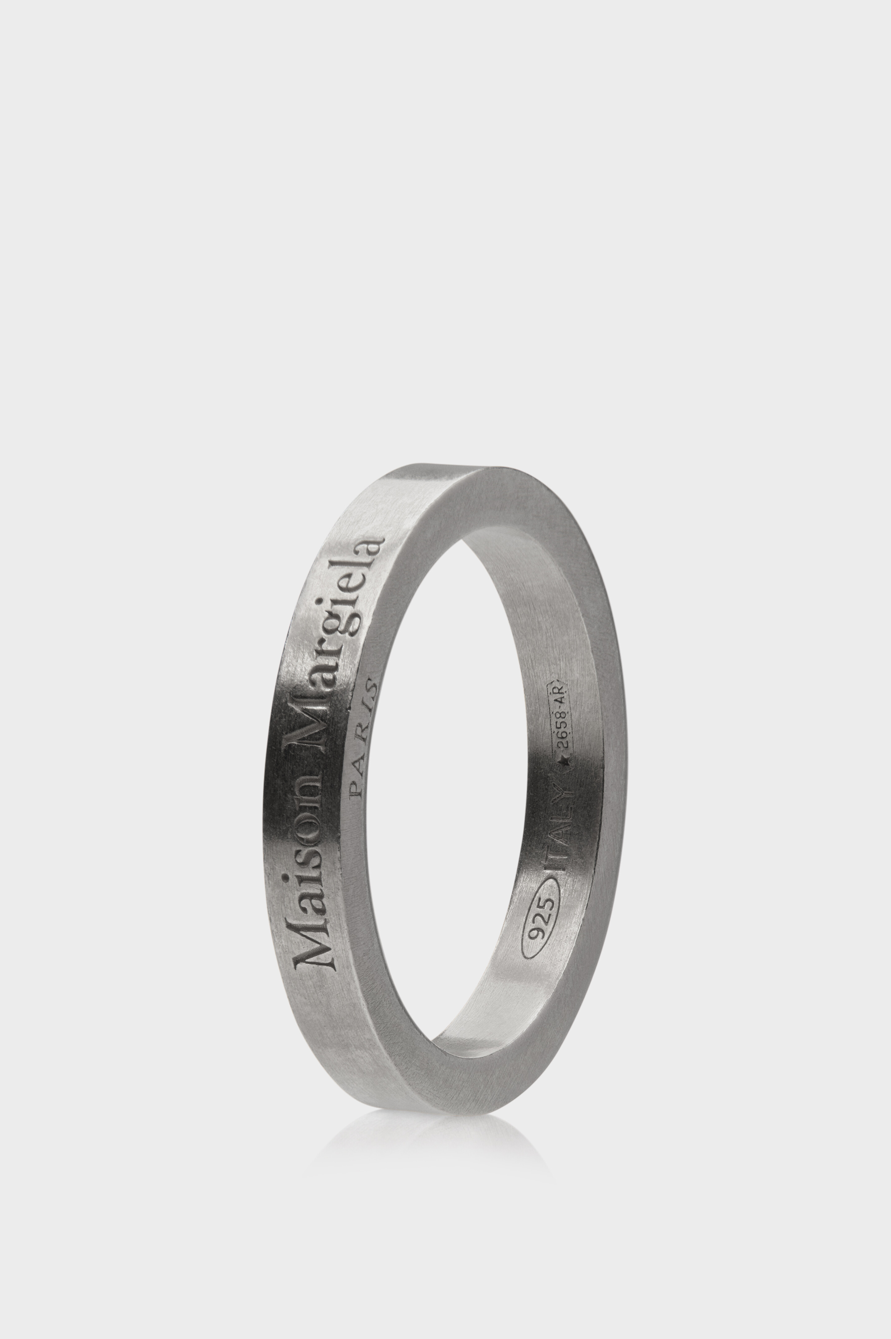 Gold-plated Silver Engraved Ring | Maison Margiela