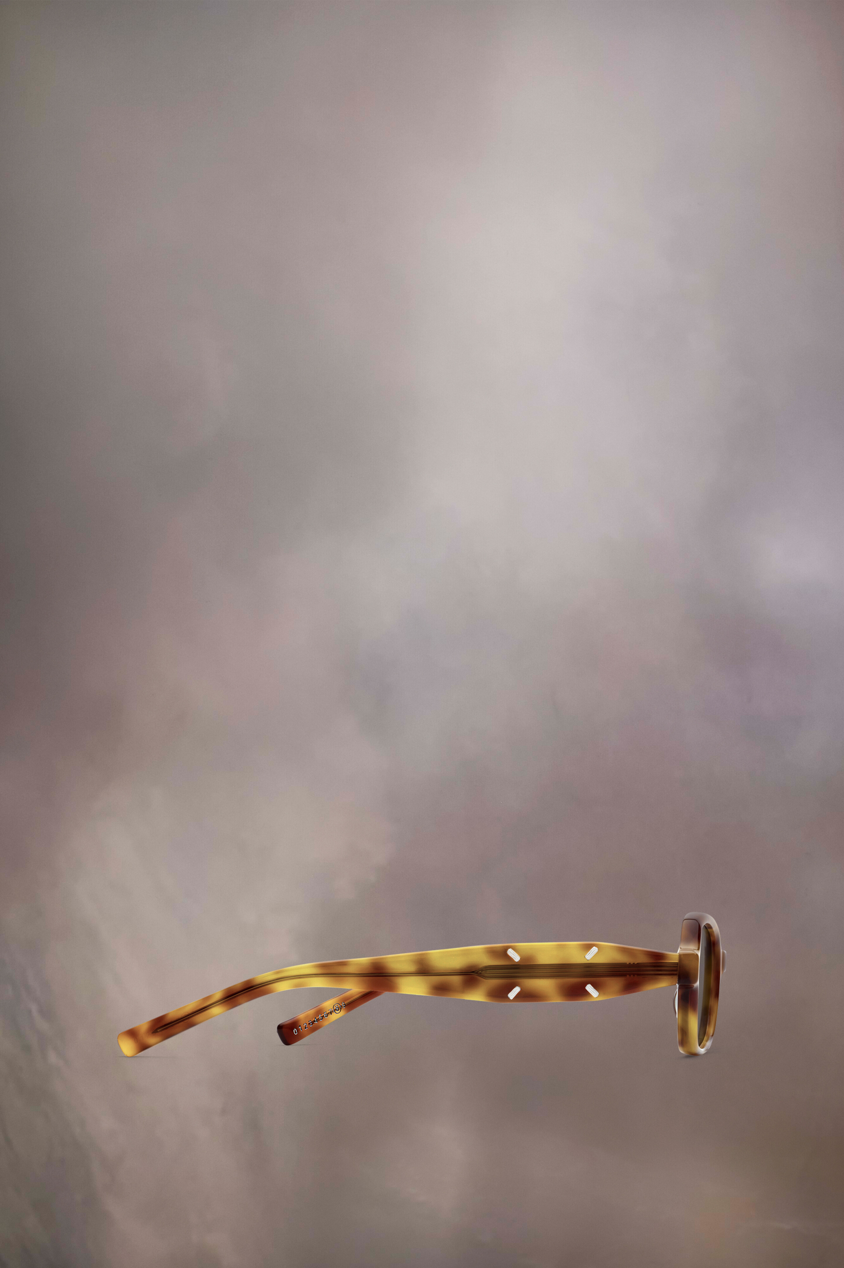 Leopard Print Rectangular Sunglasses | Maison Margiela x