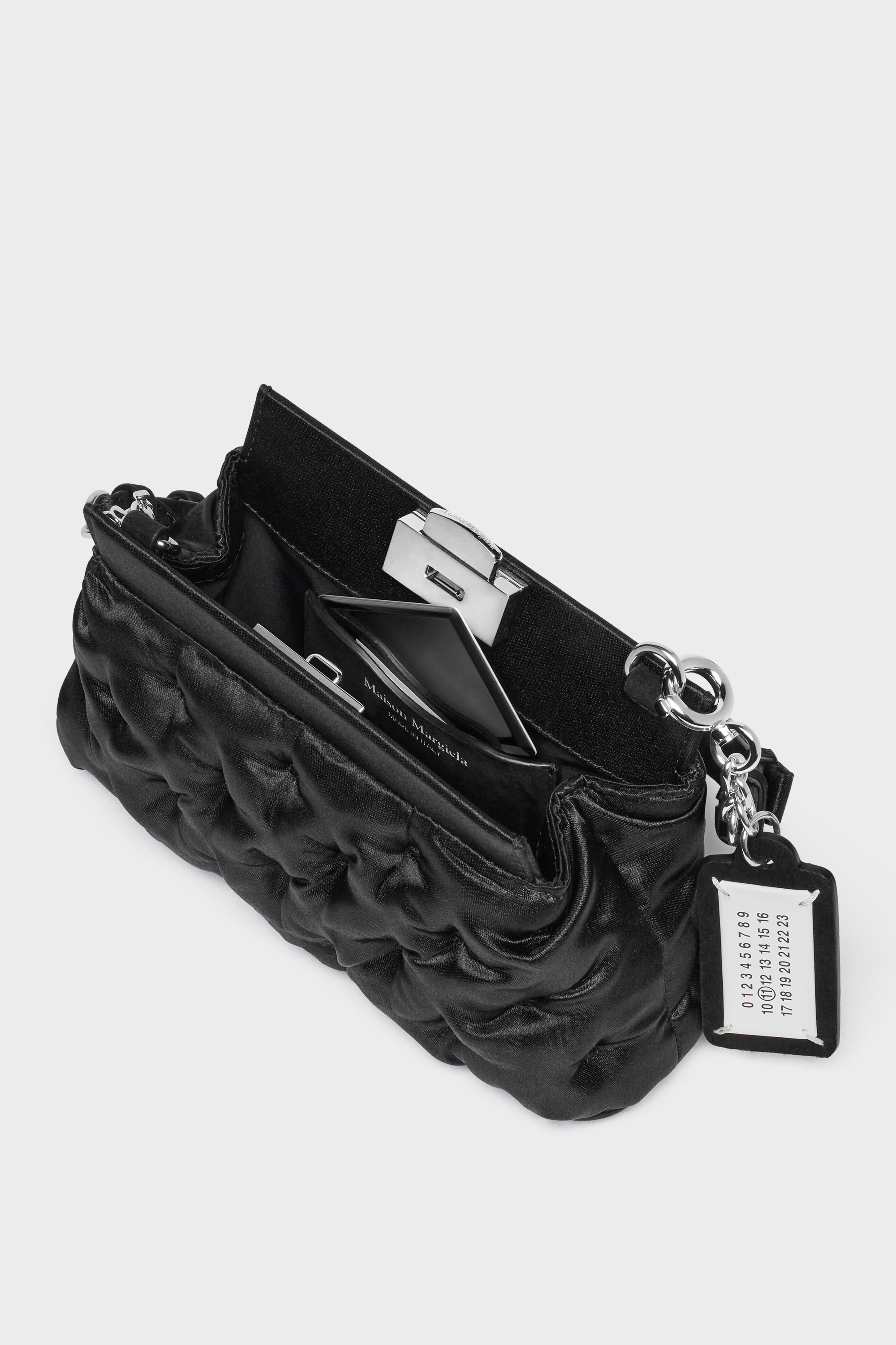 Black Glam Slam Embroidery Clutch Small | Maison Margiela