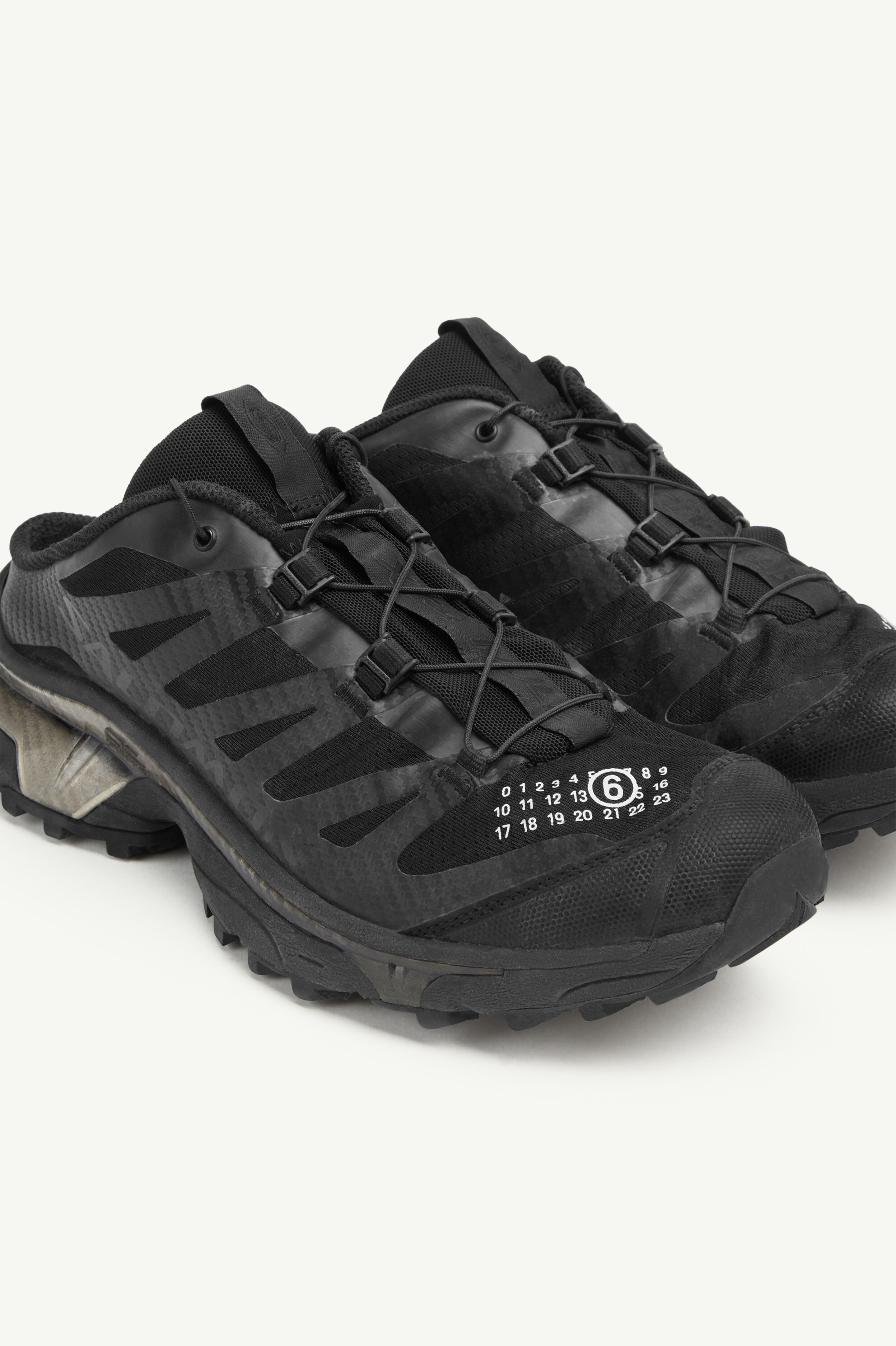 Women's Black Xt-4 Mules - MM6 x Salomon | MM6