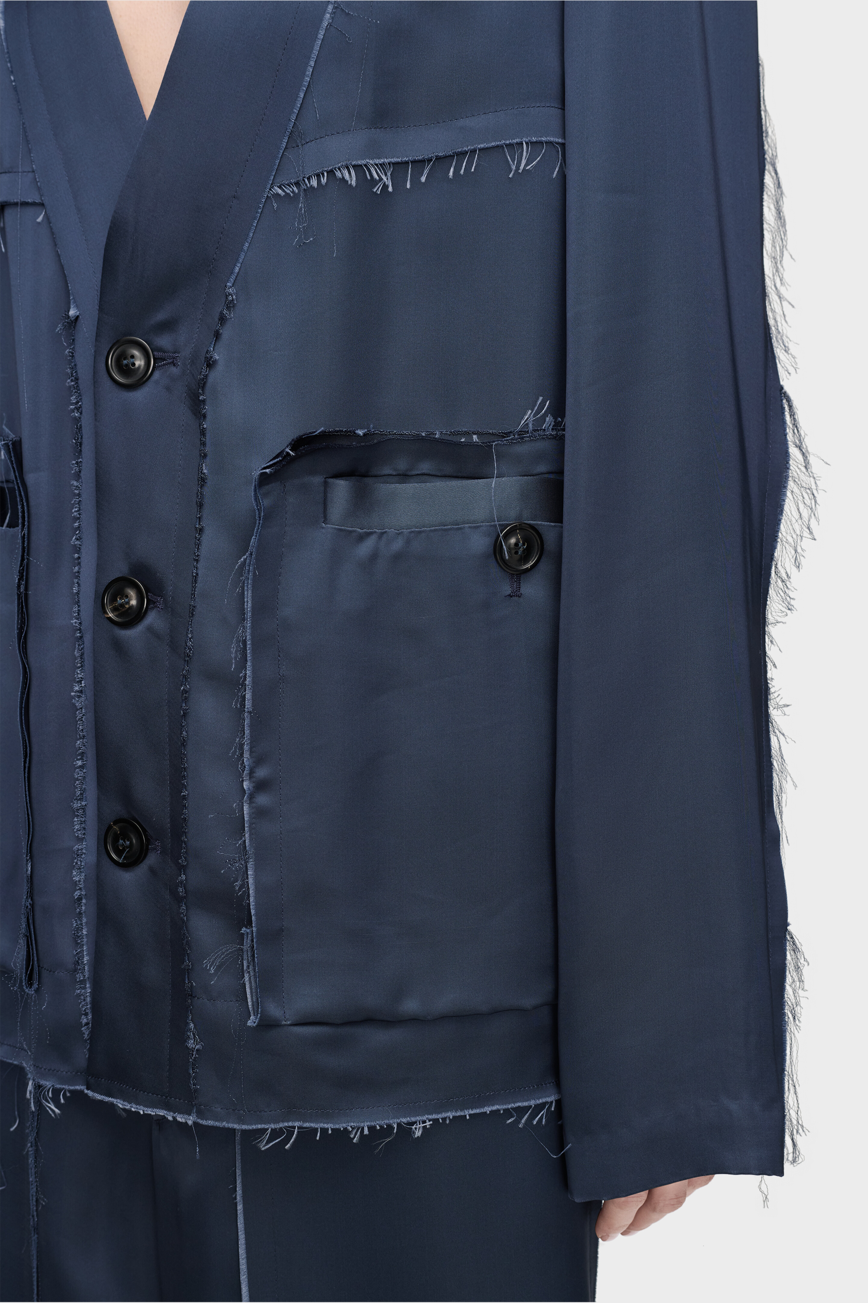 Patchwork Satin Jacket 6