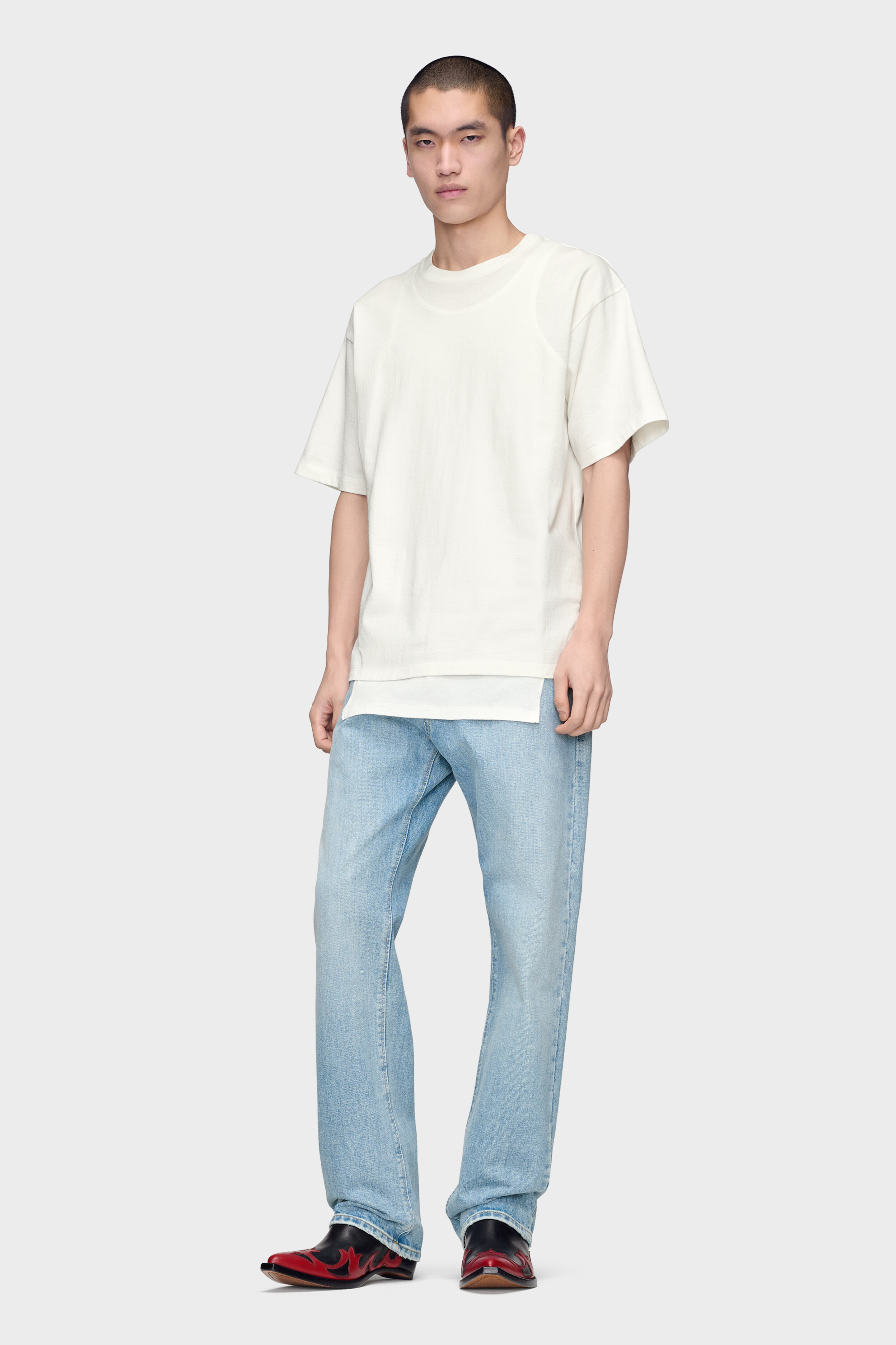 ダブル レイヤード Tシャツ ホワイト | Maison Margiela公式