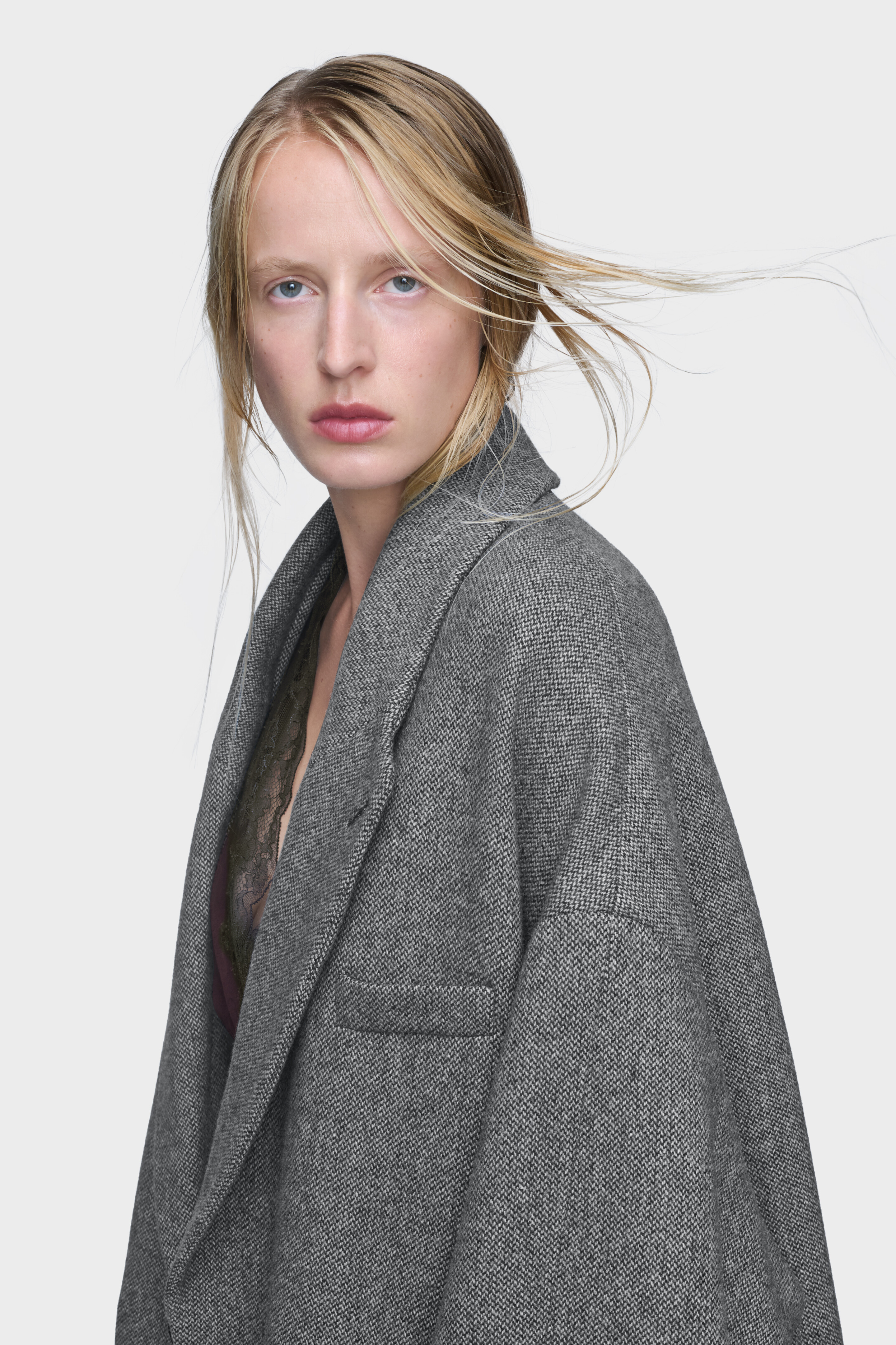 Black Wool coat | Maison Margiela Official