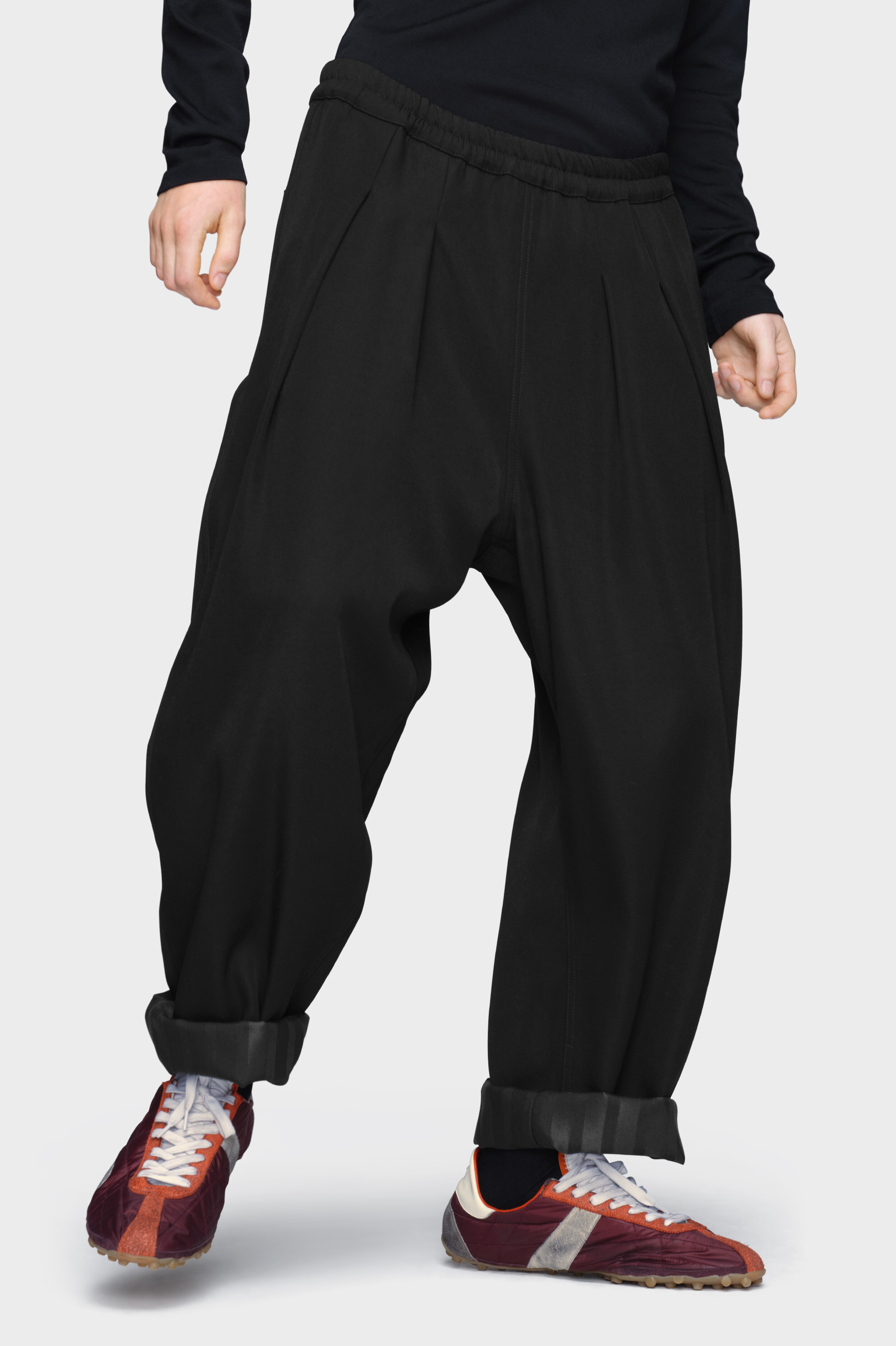 Men's Black Wool Trousers | Maison Margiela