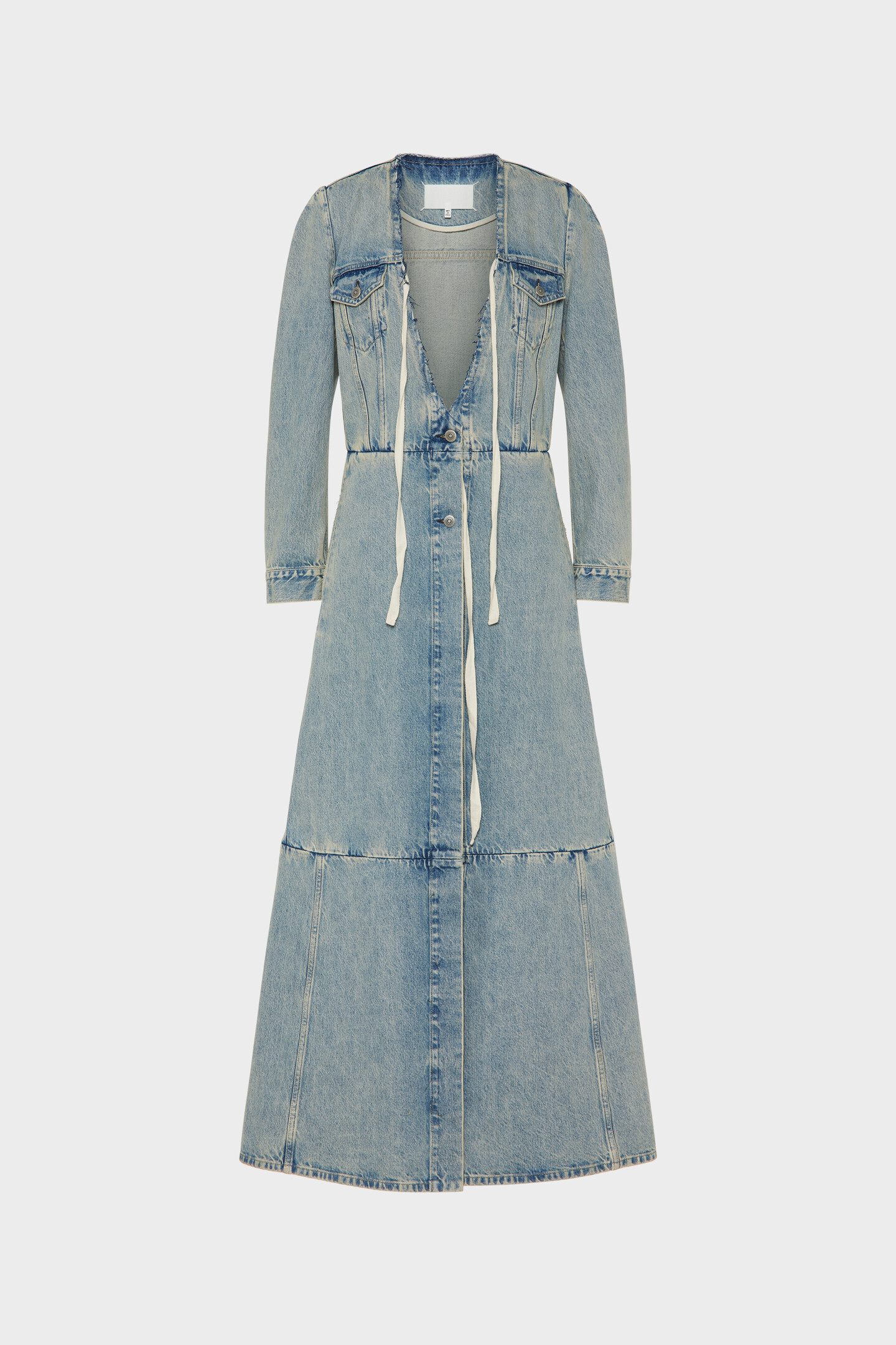 Light Blue Denim Maxi Coat | Maison Margiela Official