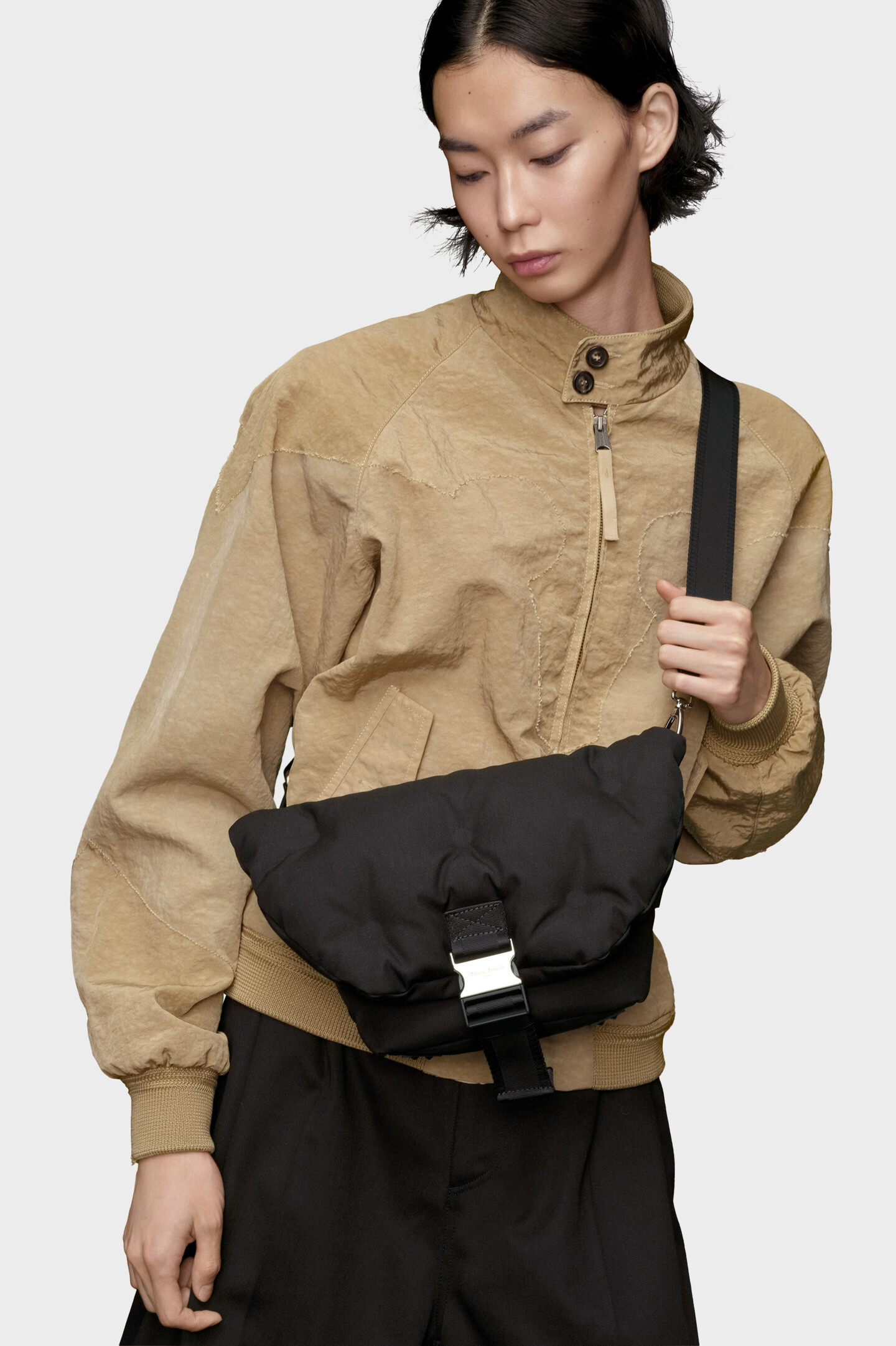 Black Small Glam Slam Shoulder-strap Bag | Maison Margiela Black Small Glam Slam Shoulder-strap Bag | Maison Margiela