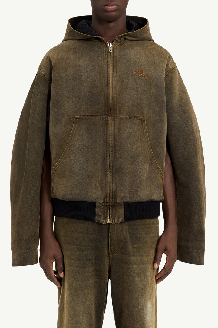 Hooded denim jacket | Maison Margiela Hooded denim jacket | Maison Margiela