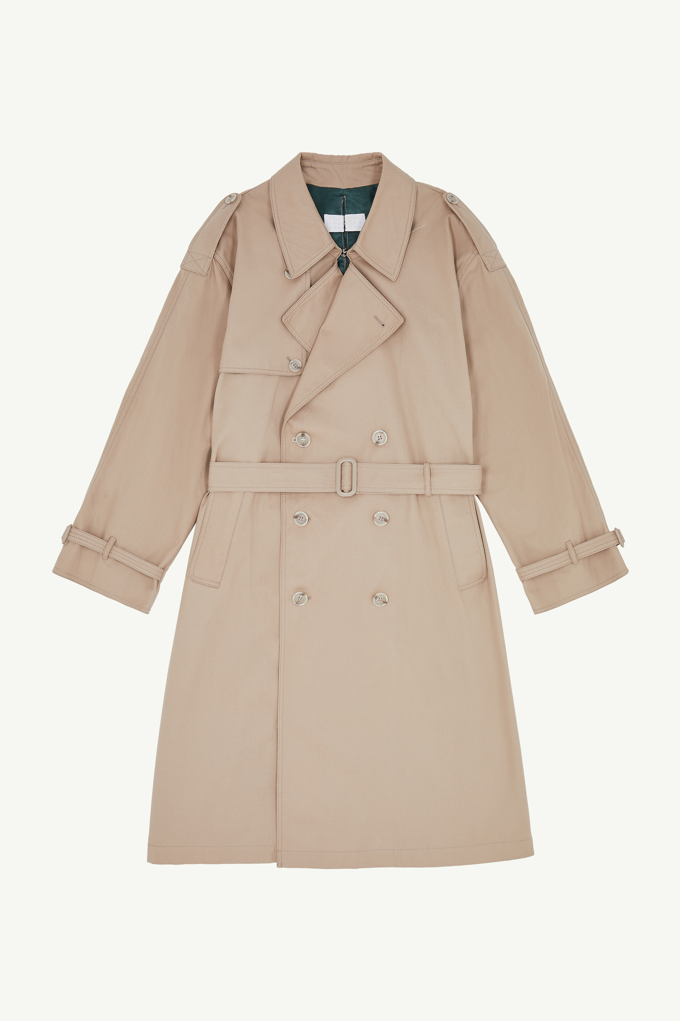 Sand Twist Double-breasted Trench Coat | Maison Margiela