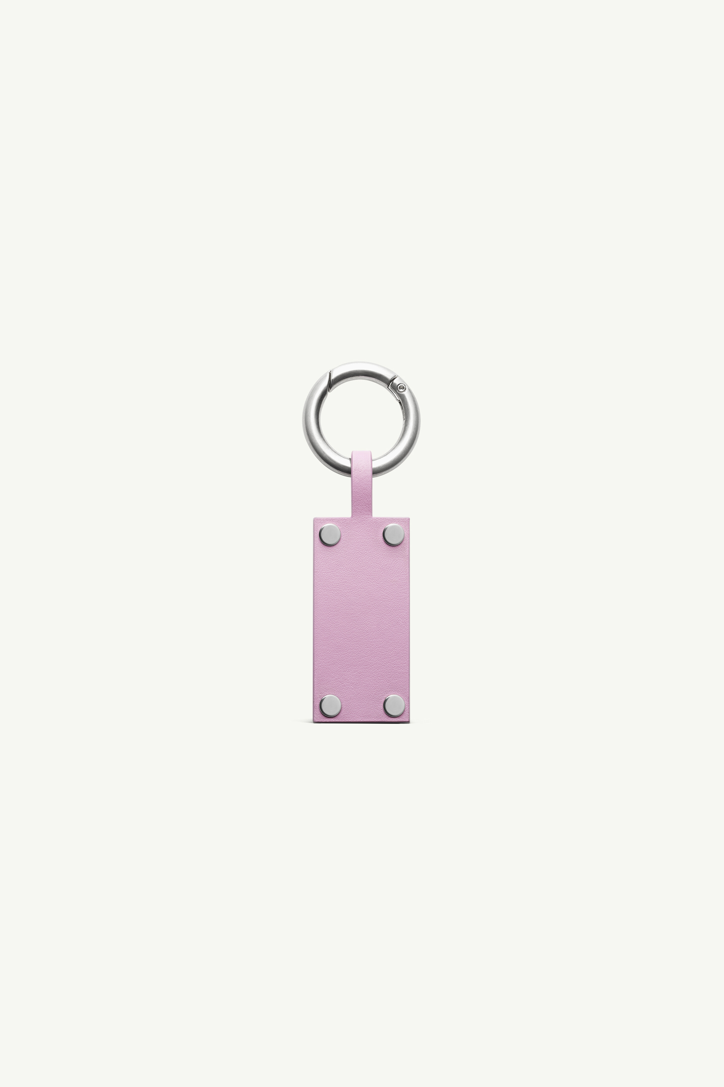 MM6 「ニューメリック」プレート バッグチャーム ピンク | Maison