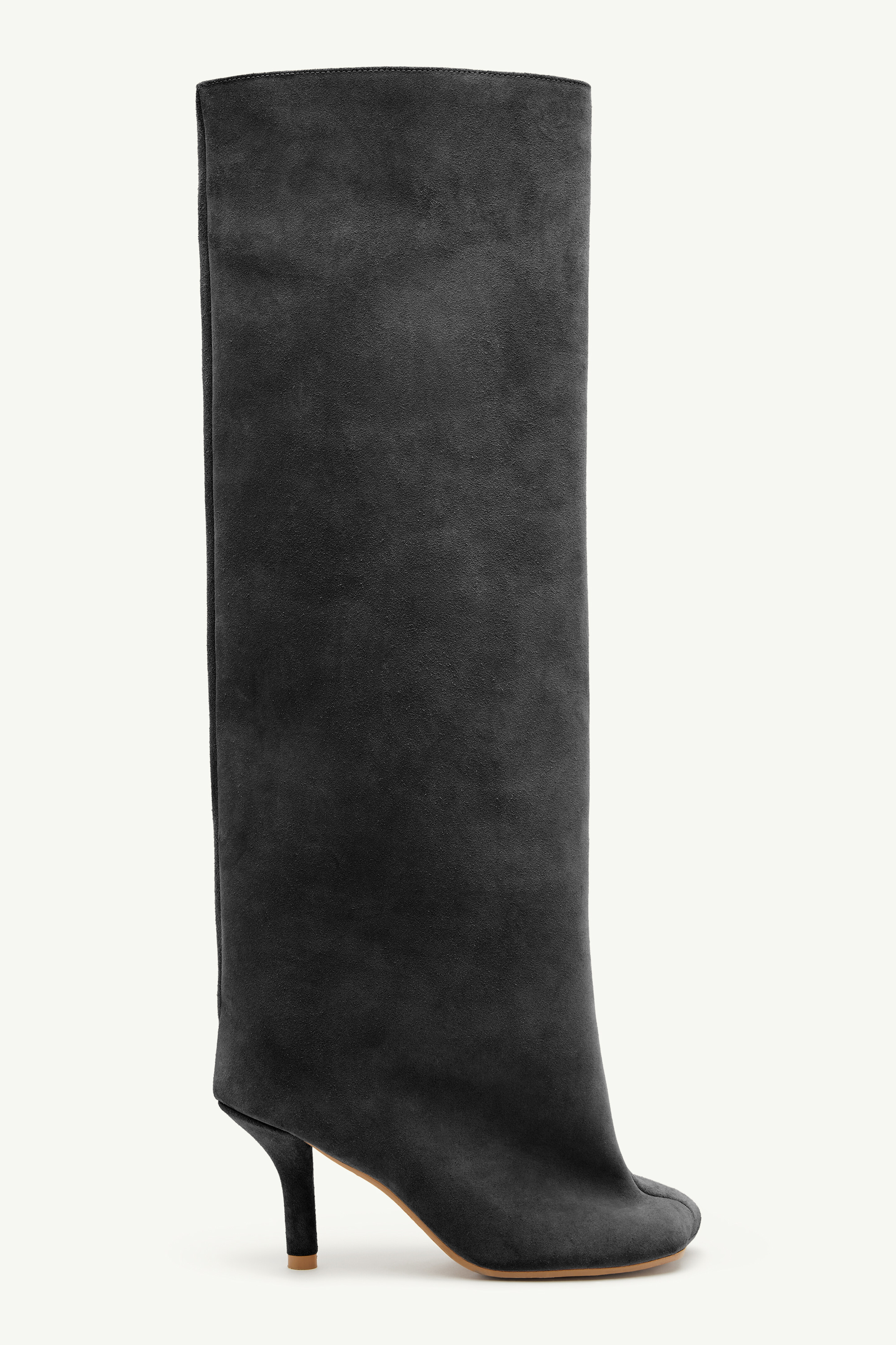 Black Anatomic Slip-on Suede Boots | MM6 Official