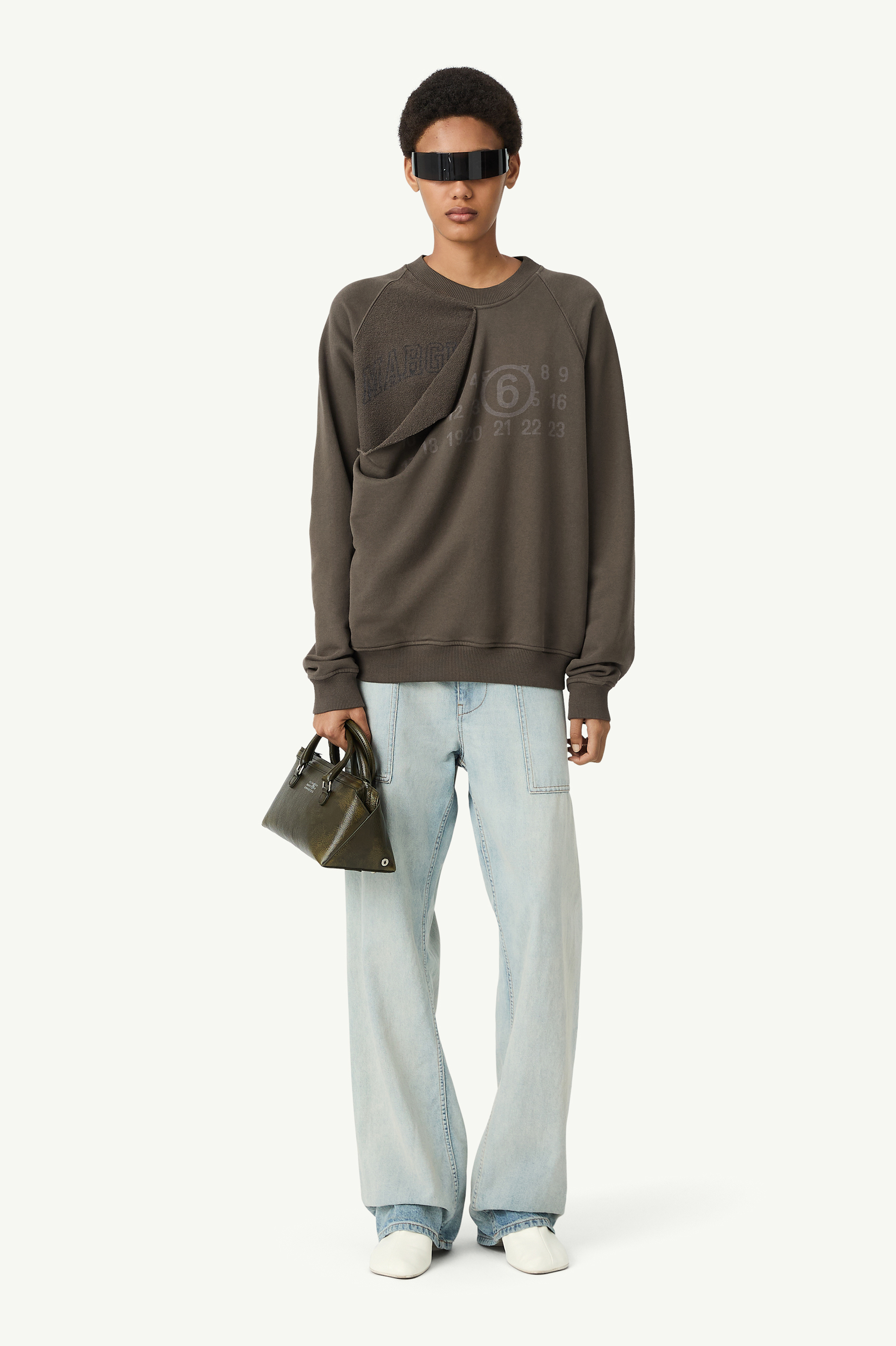 Double layer sweatshirt