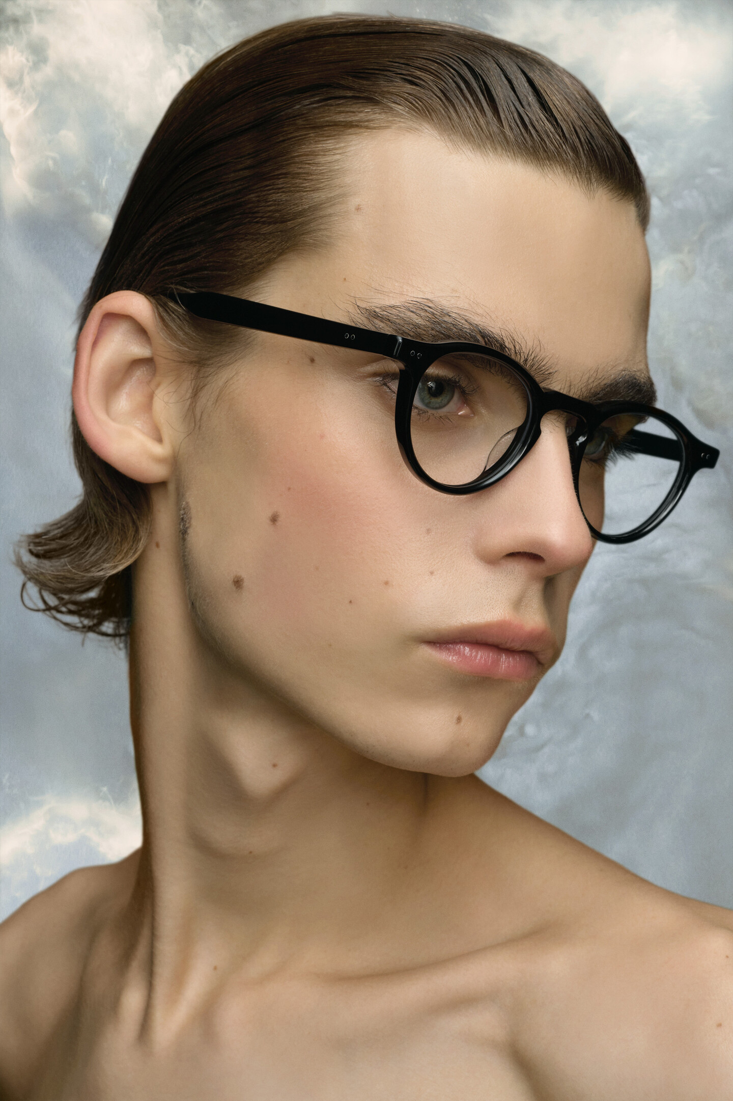 GENTLE MONSTER MM-116 ブラック ラウンドサングラス Gentle Monster Maison Margiela Round Eyeglasses Black (MM116