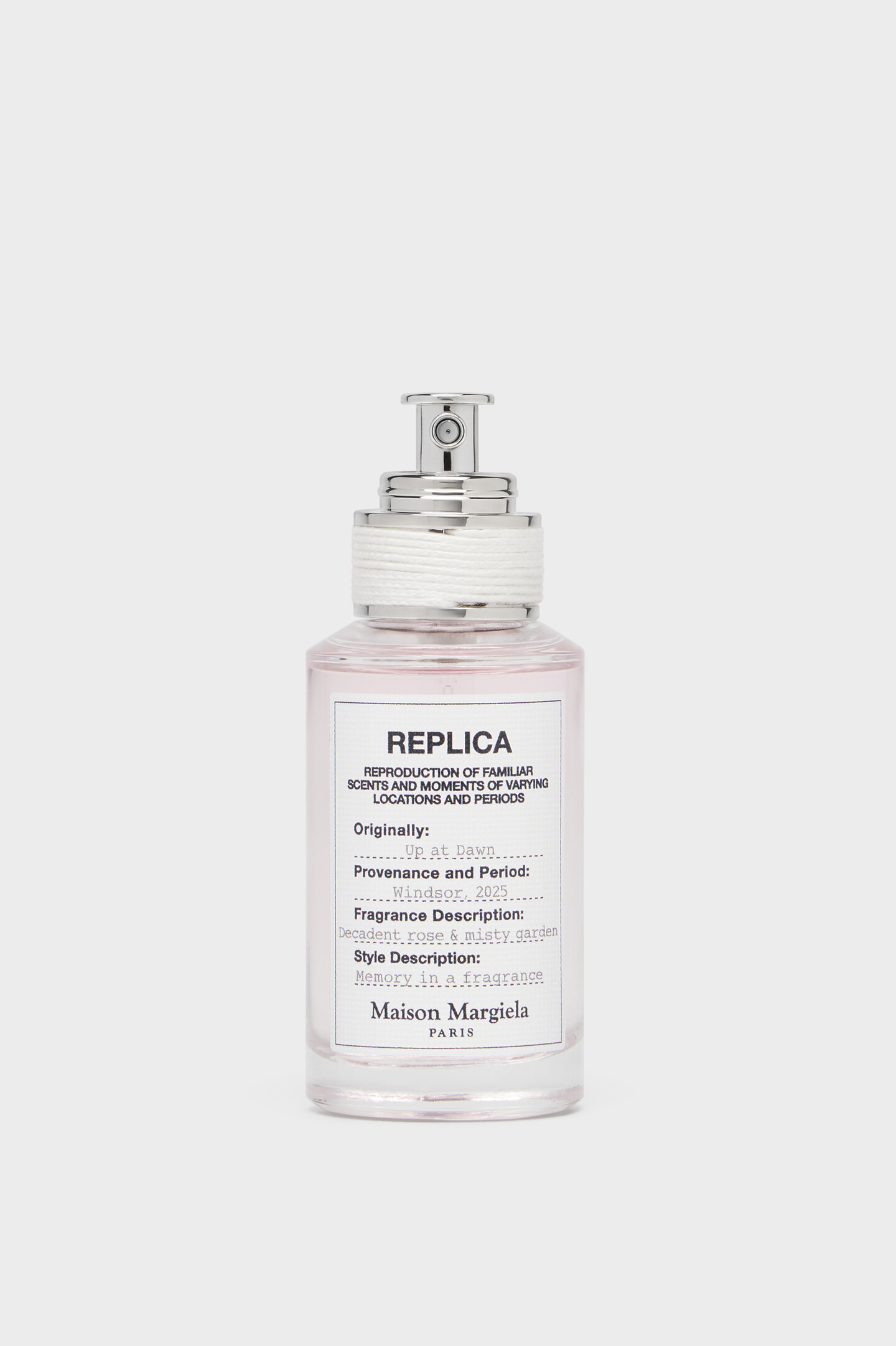 アップ アット ドーン オードトワレ 「レプリカ」 30mL | Maison
