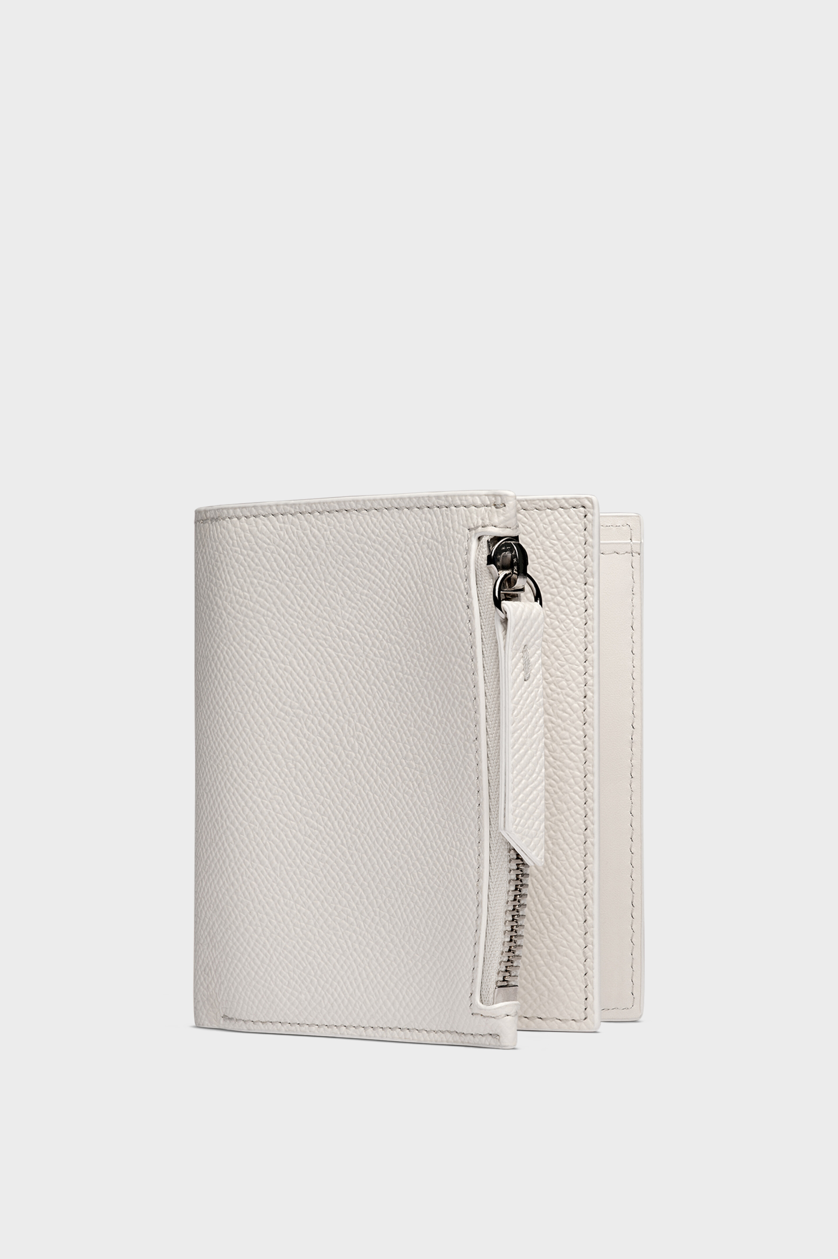 White Leather Wallet with Coin Pocket | Maison Margiela