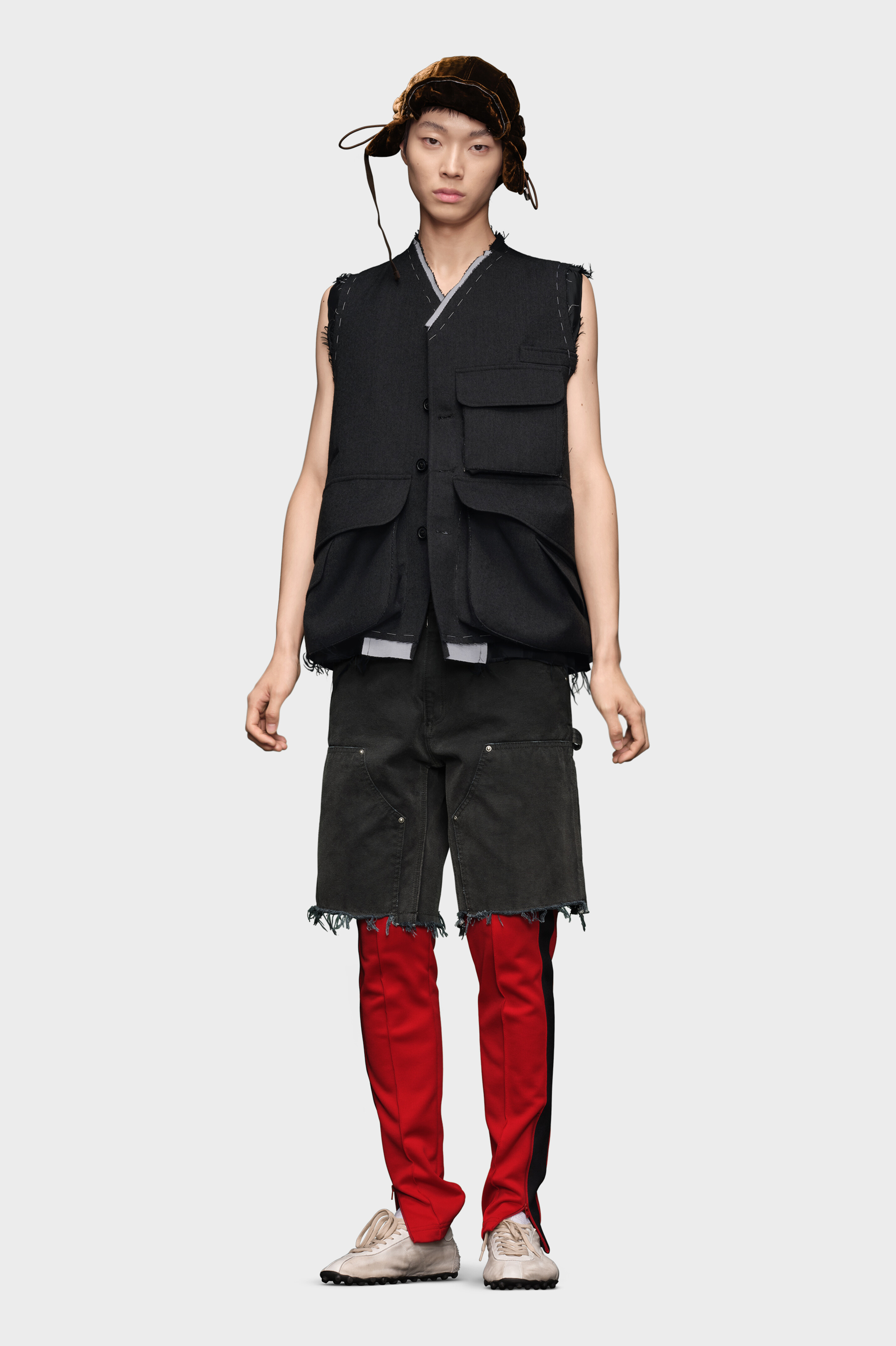 ノースリーブウールジャケット