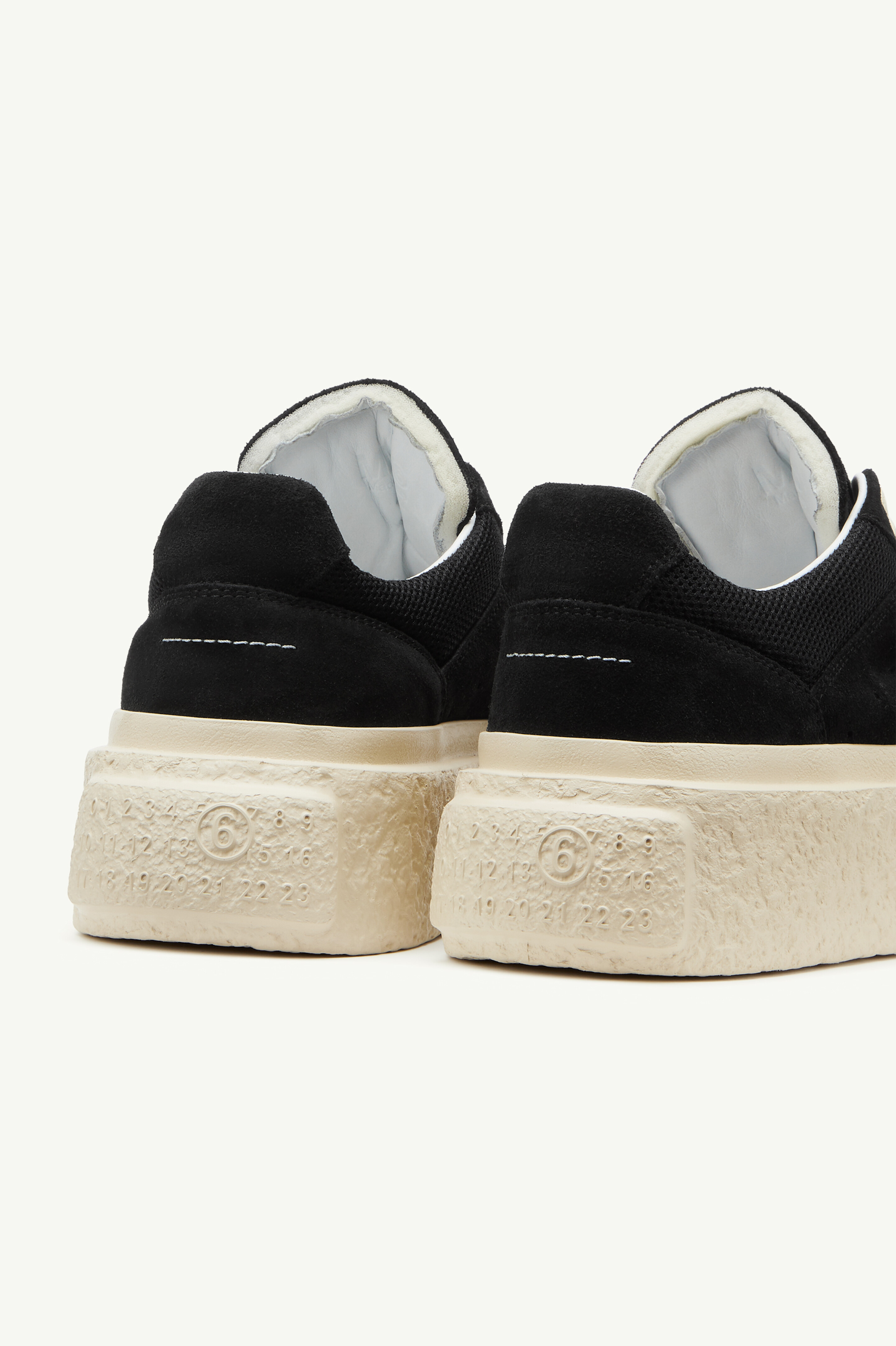 Black Platform Chunky Gambetta Sneakers | Maison Margiela