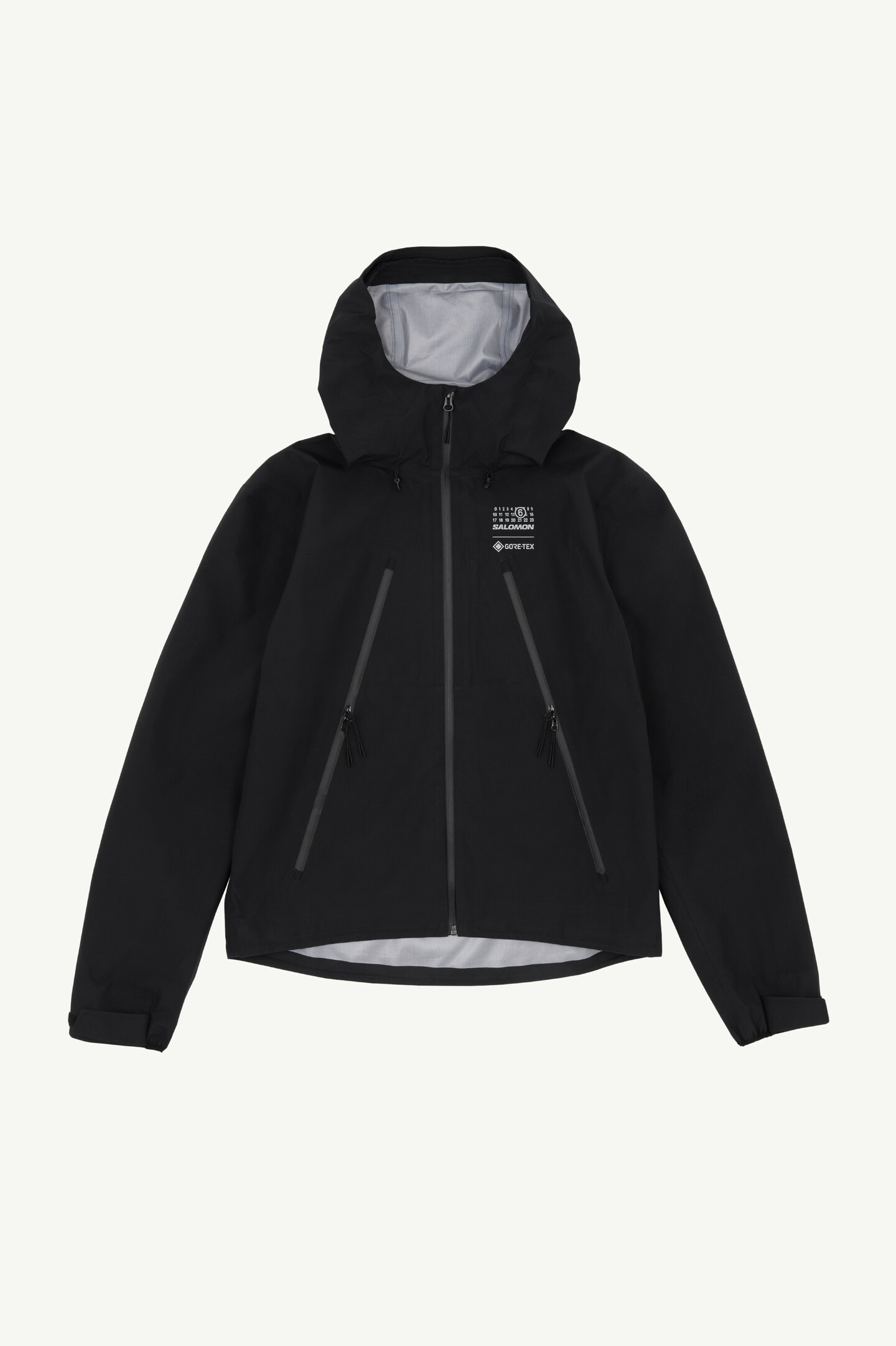 Black MM6 x Salomon GORE-TEX Hooded Windbreaker | MM6 Official