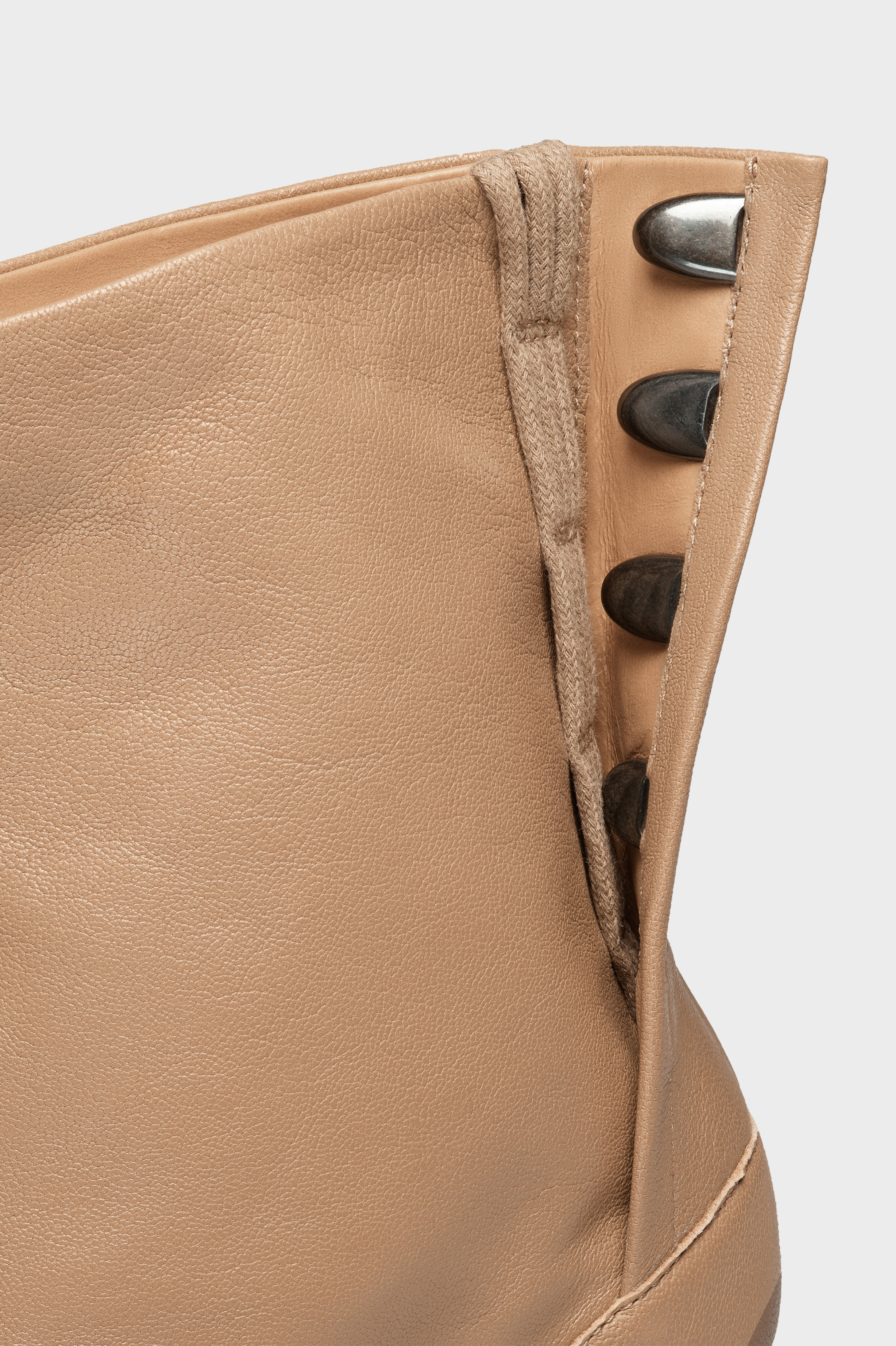 Women's Brown Leather Tabi Ankle Boots