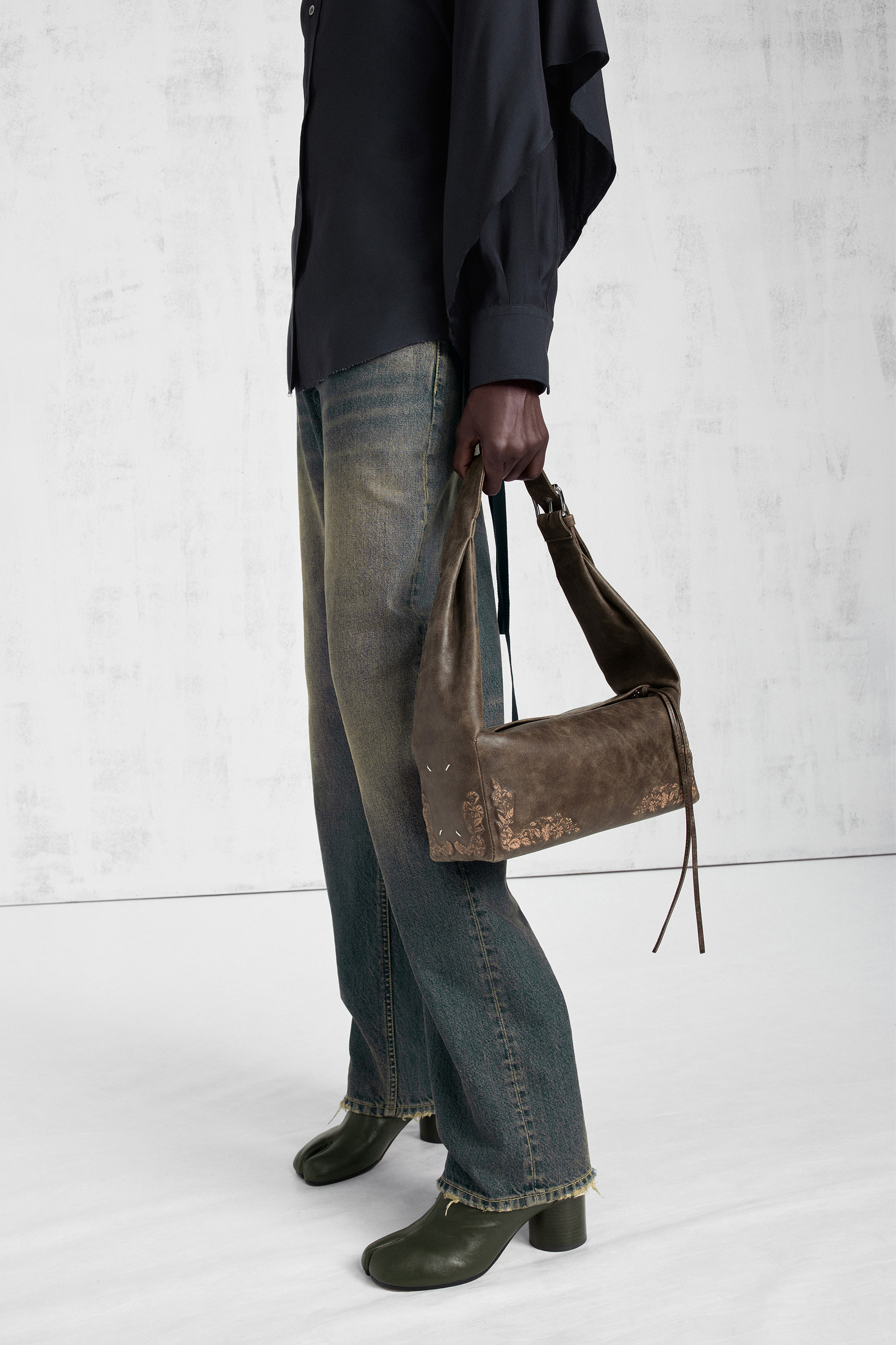 Brown Box Bag East West Medium | Maison Margiela Official
