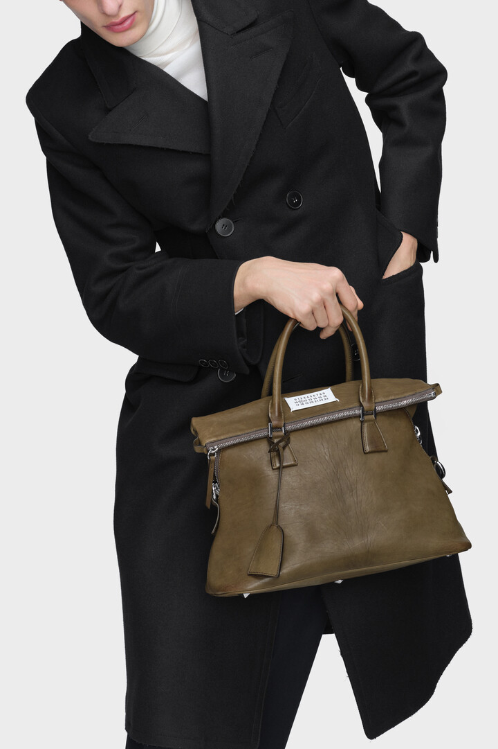 Yellow Leather 5AC Crossbody Bag Loved To Death Medium