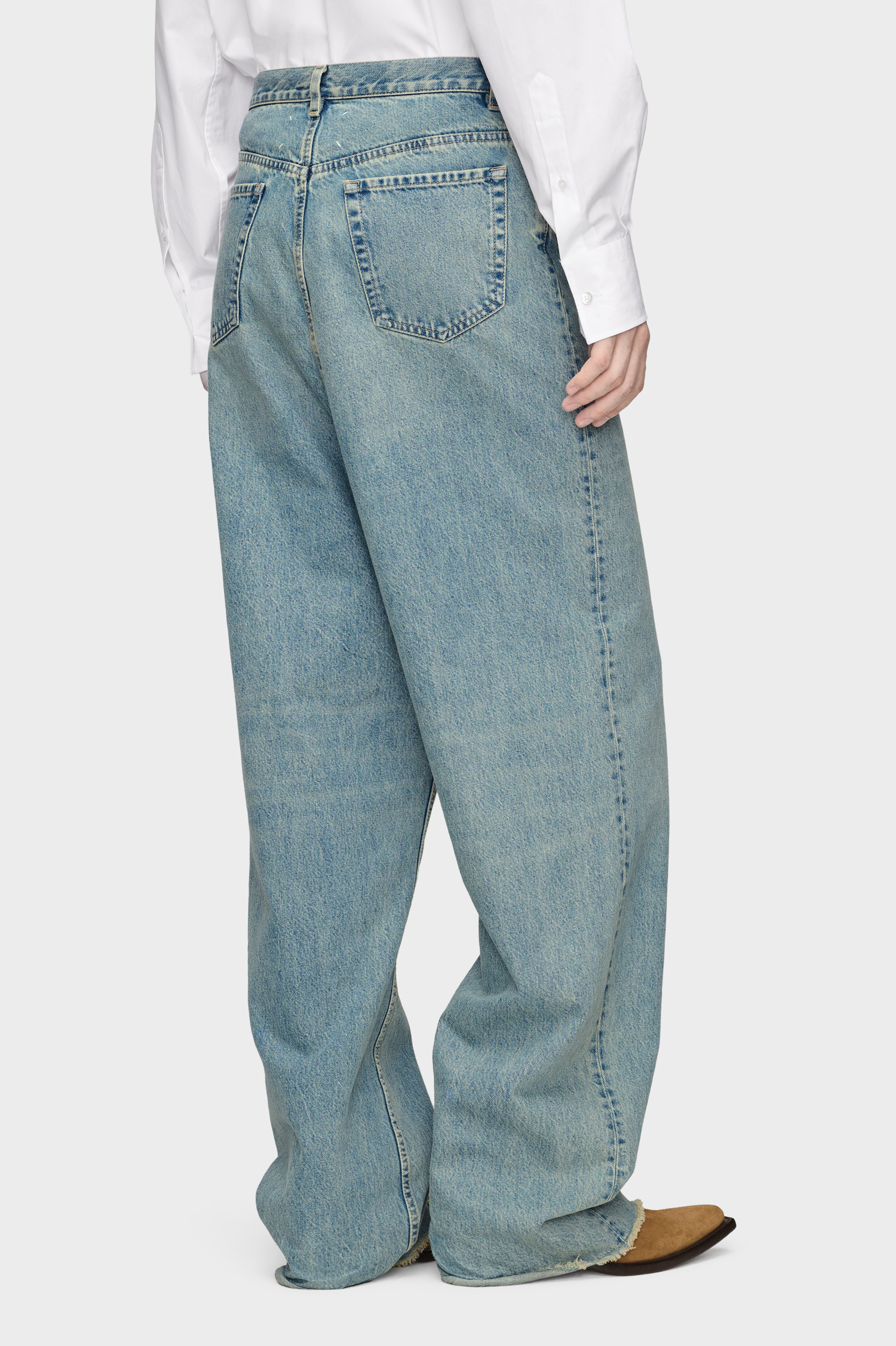 Dropped-Rise Denim Jeans