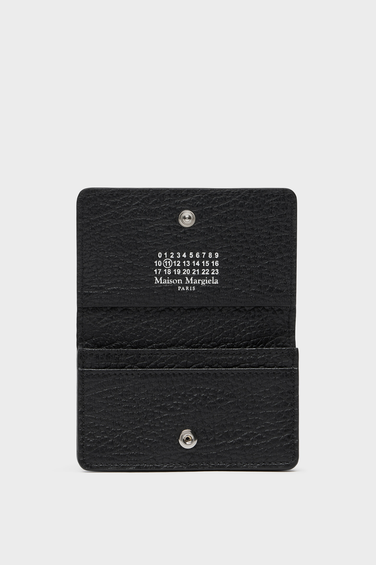 Black Four stitches card holder | Maison Margiela Official