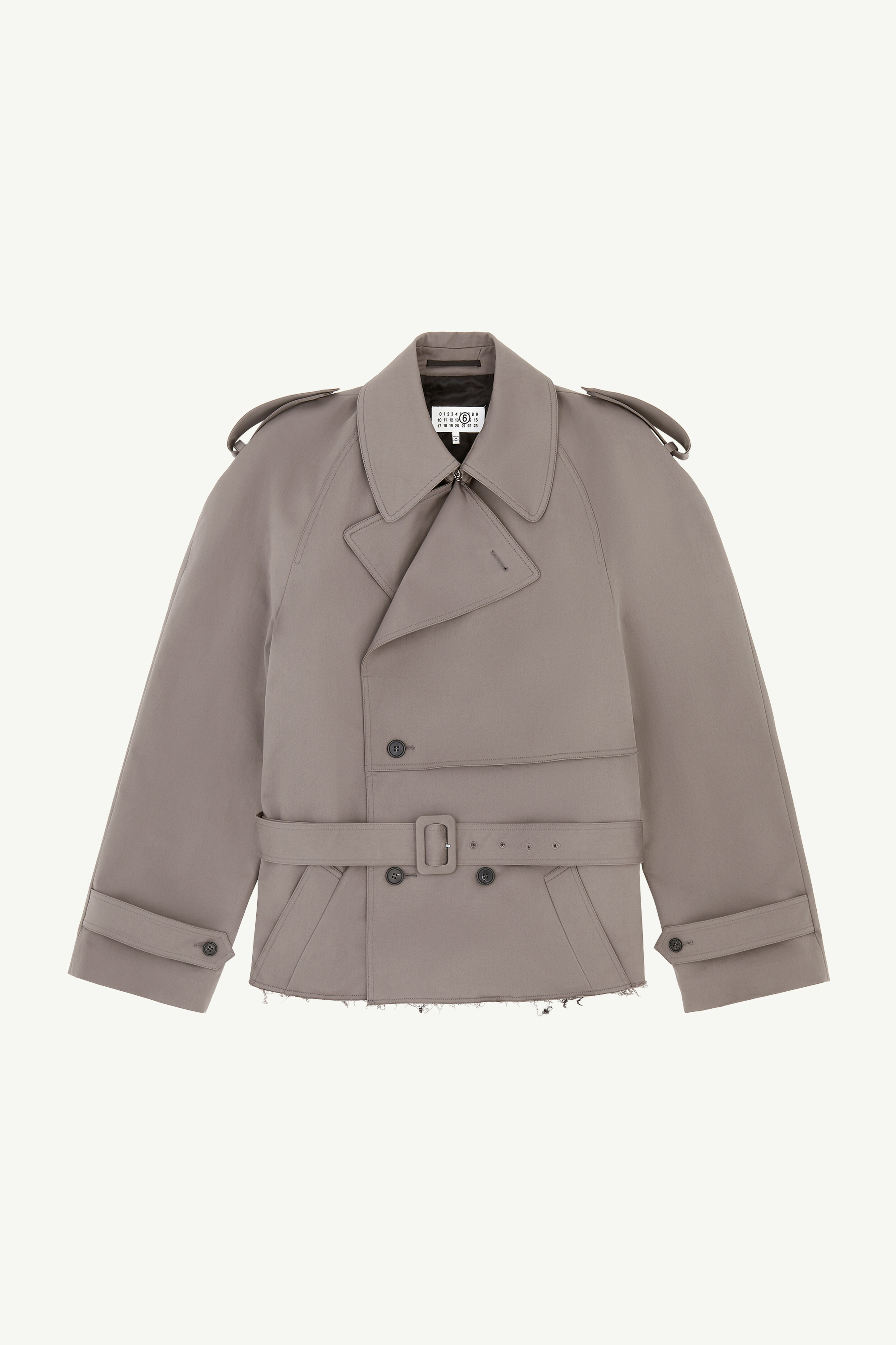 MM6 クロップドトレンチコート クロップド トレンチコート