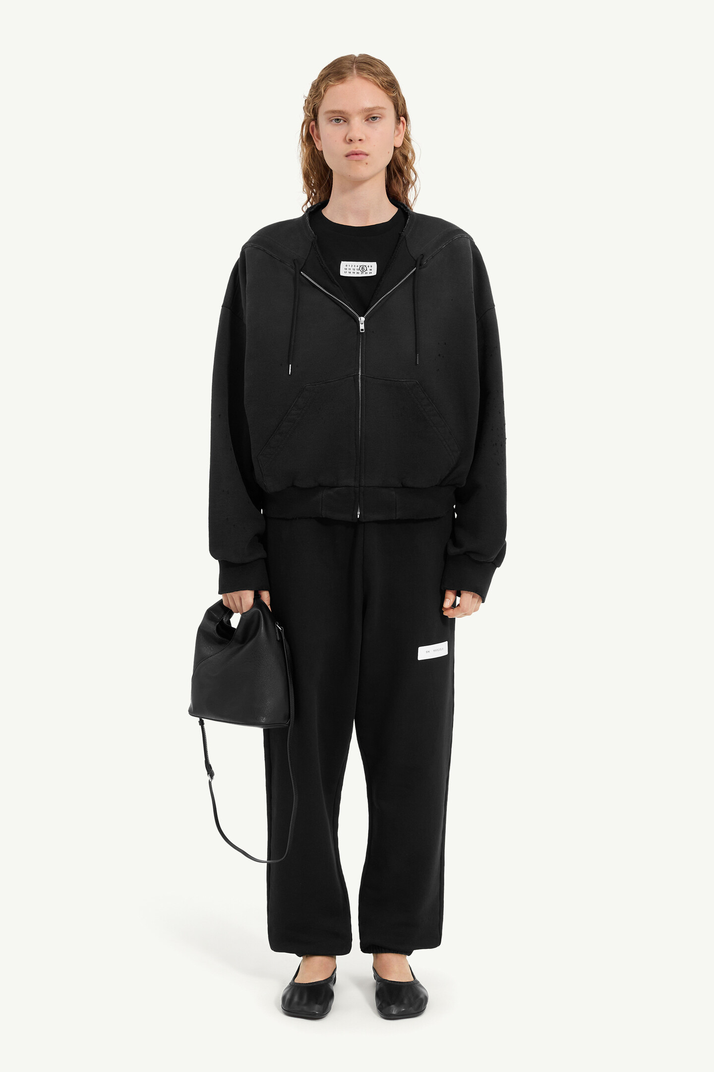 Zipped sweatshirt