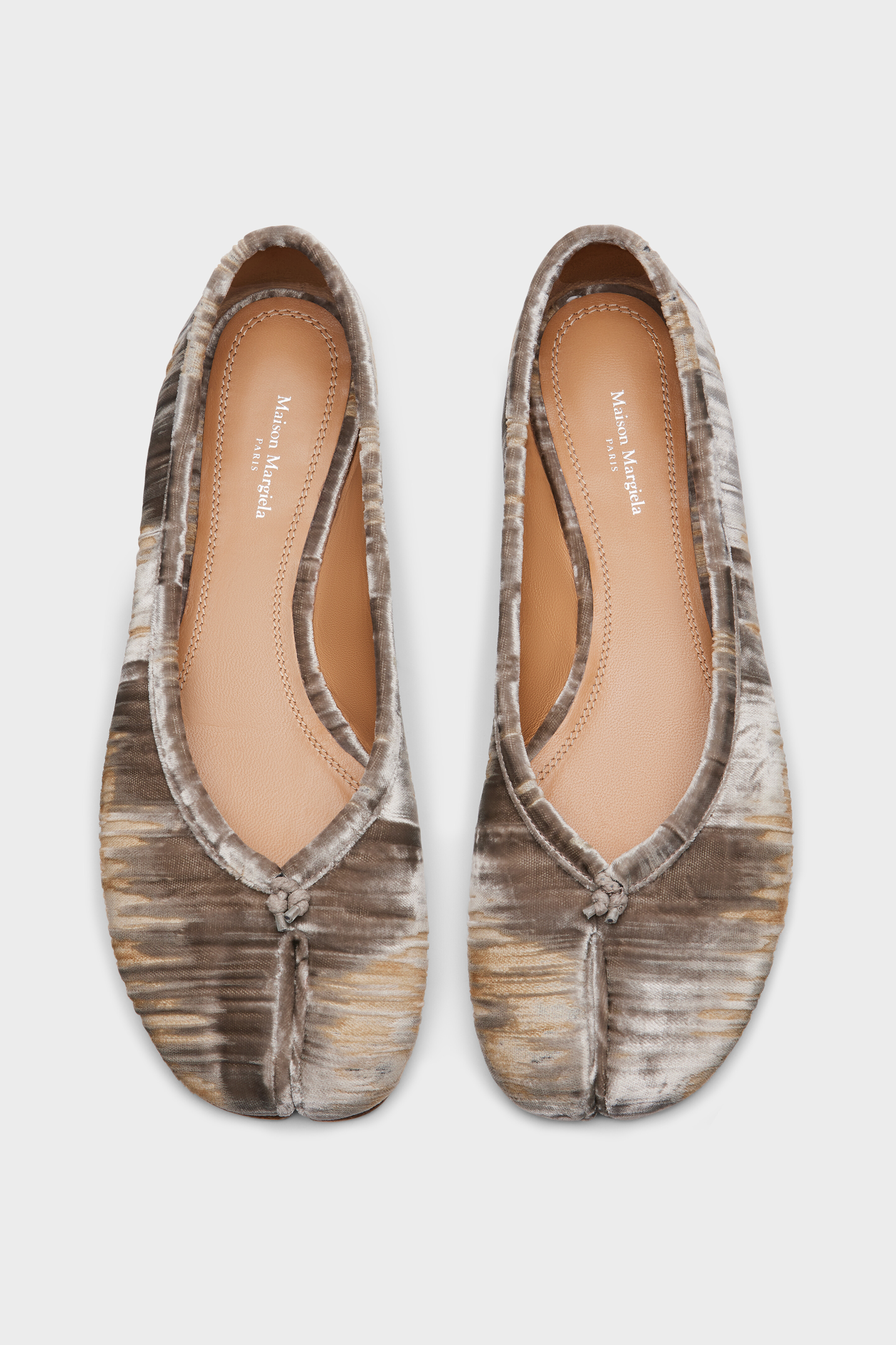 Women's Brown Viscose Tabi Ballerina | Maison Margiela