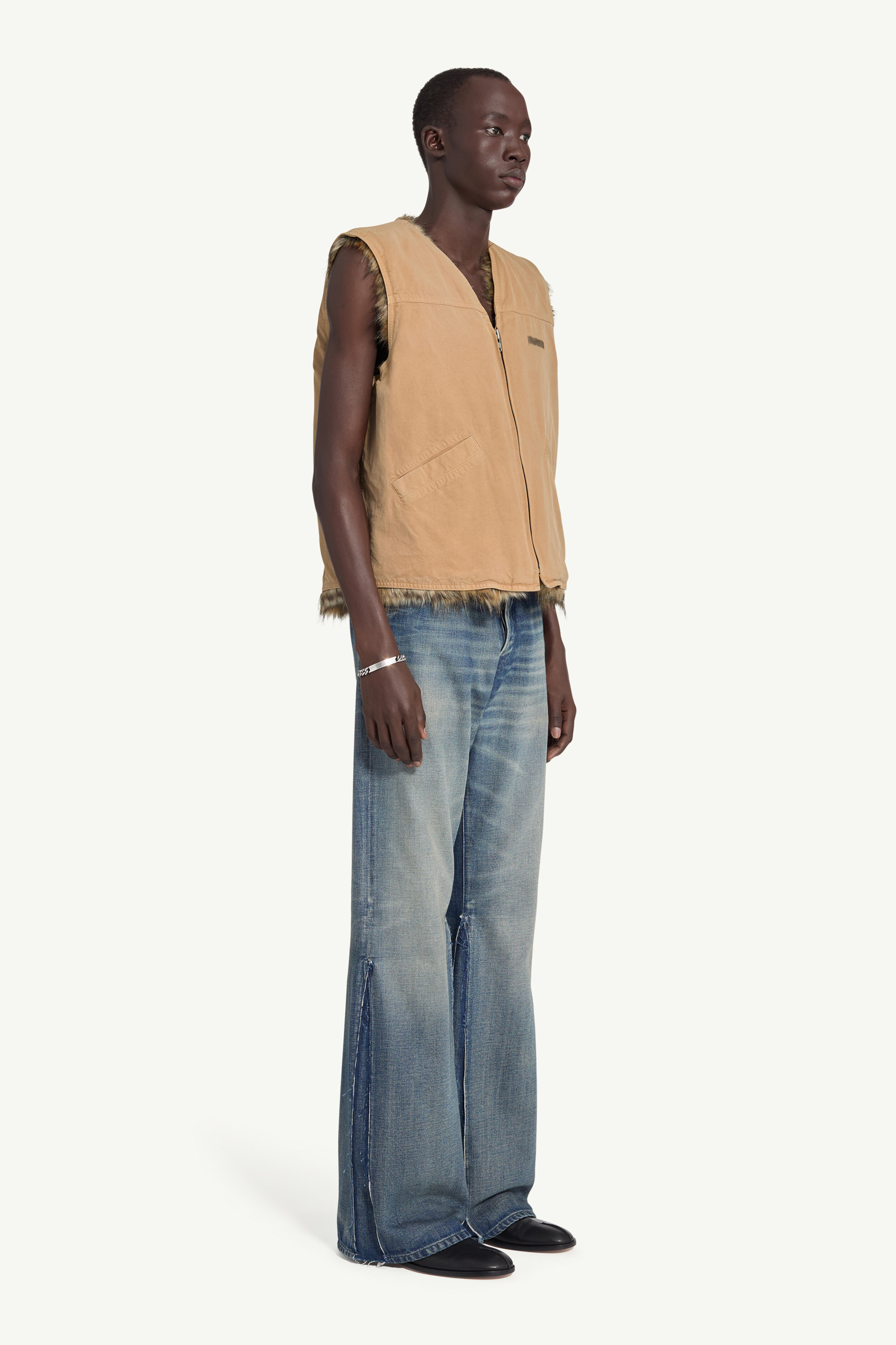 Orange Sleeveless jacket | MM6 Official