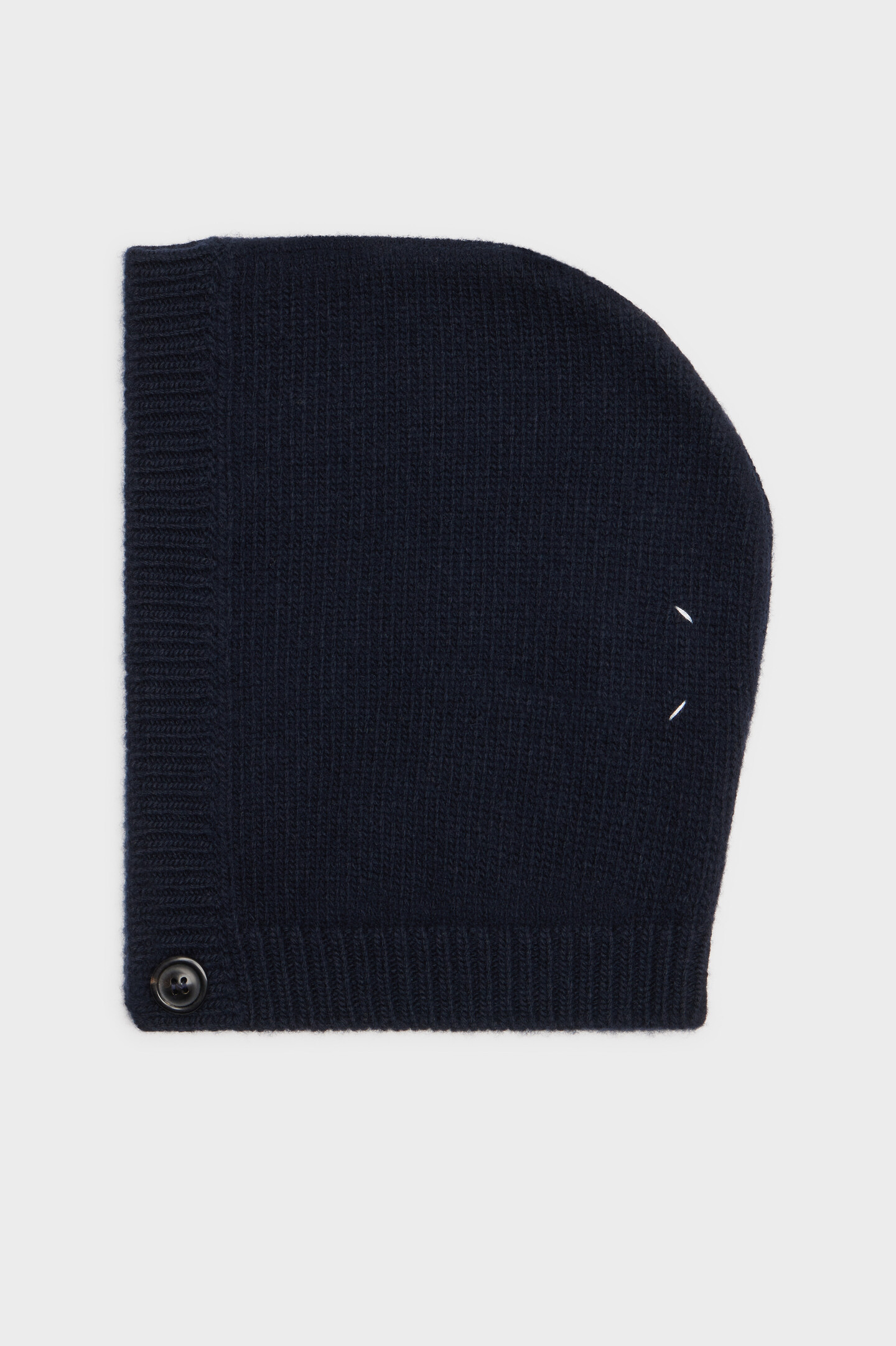 Wool knit hood