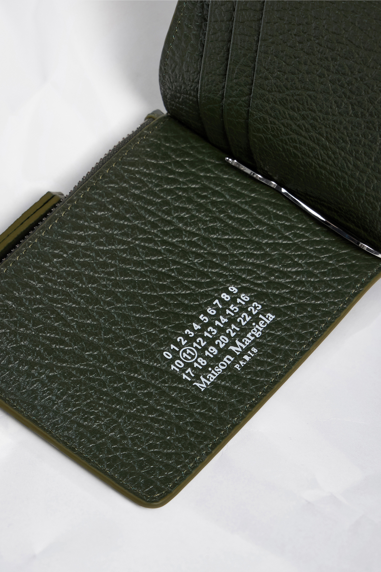 4ステッチ 二つ折り ウォレット グリーン | Maison Margiela公式