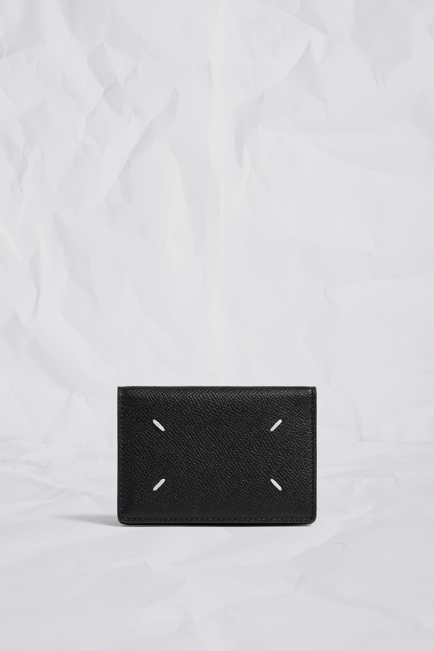 Black Four stitches cardholder | Maison Margiela Official