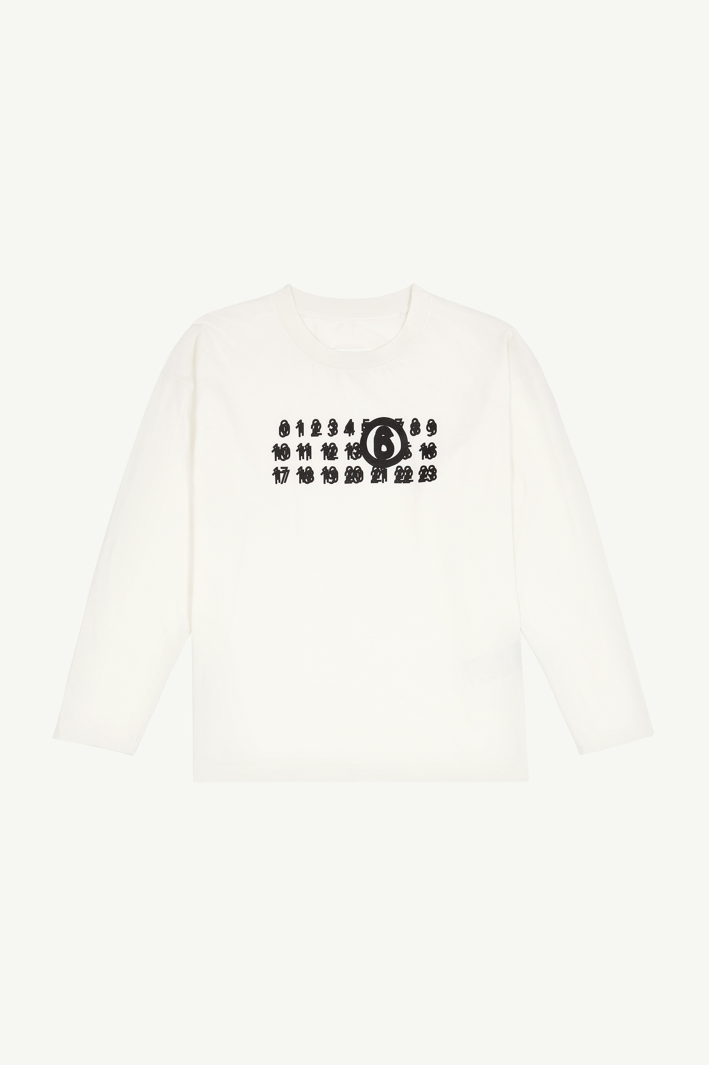 Long-sleeve 3-layers print T-shirt