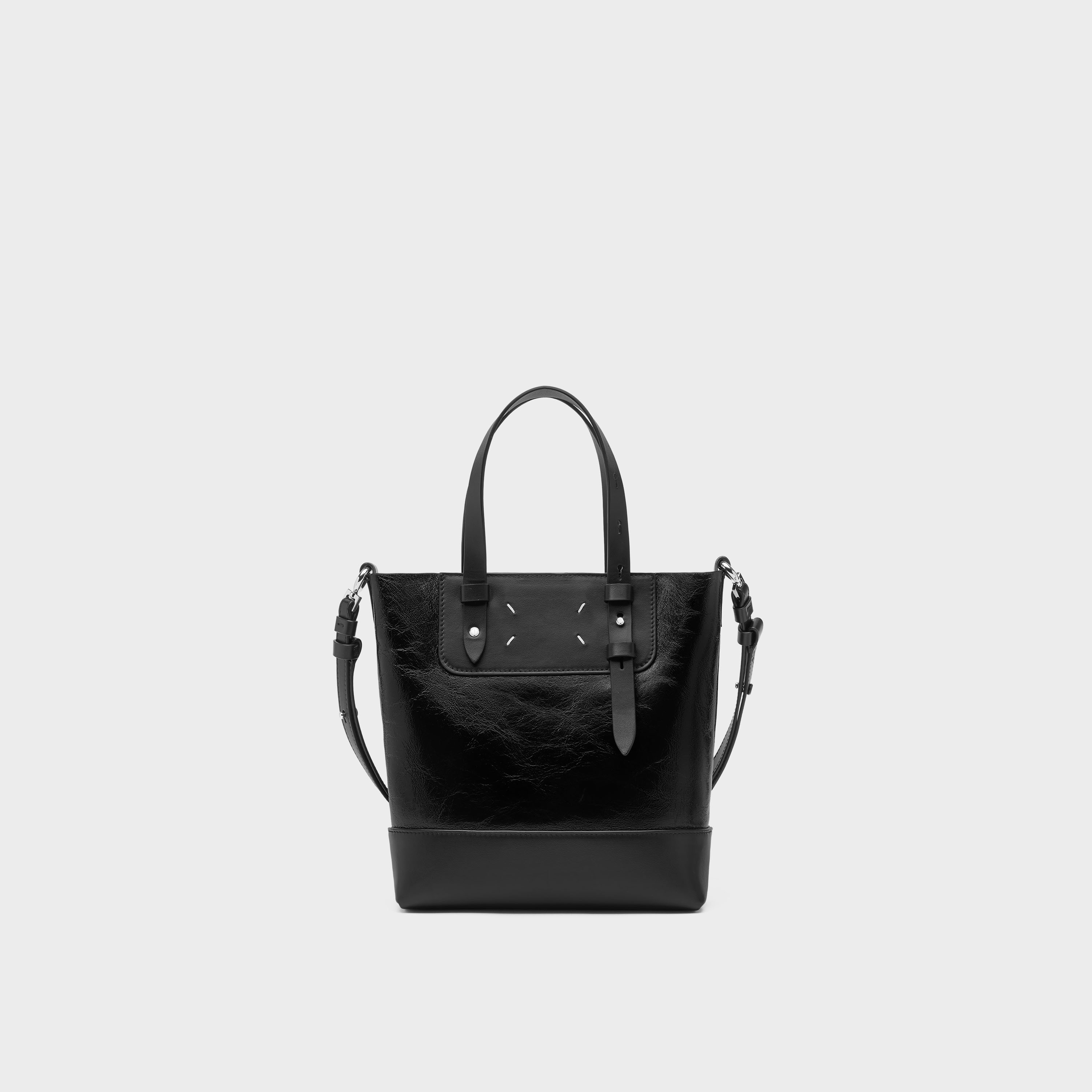 2/16まで！Margiela黒 レザー ベルトバッグ 本革 BELT BAG VERTICAL MINI