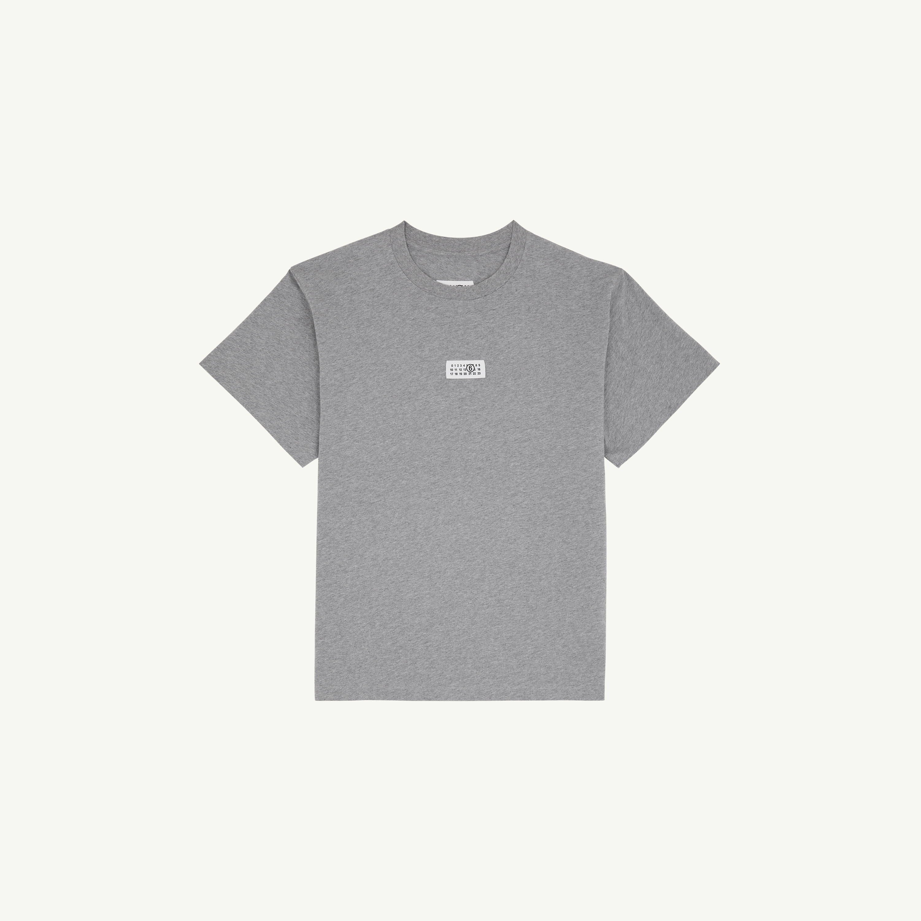 Gray Numeric cotton T-shirt | MM6 Official