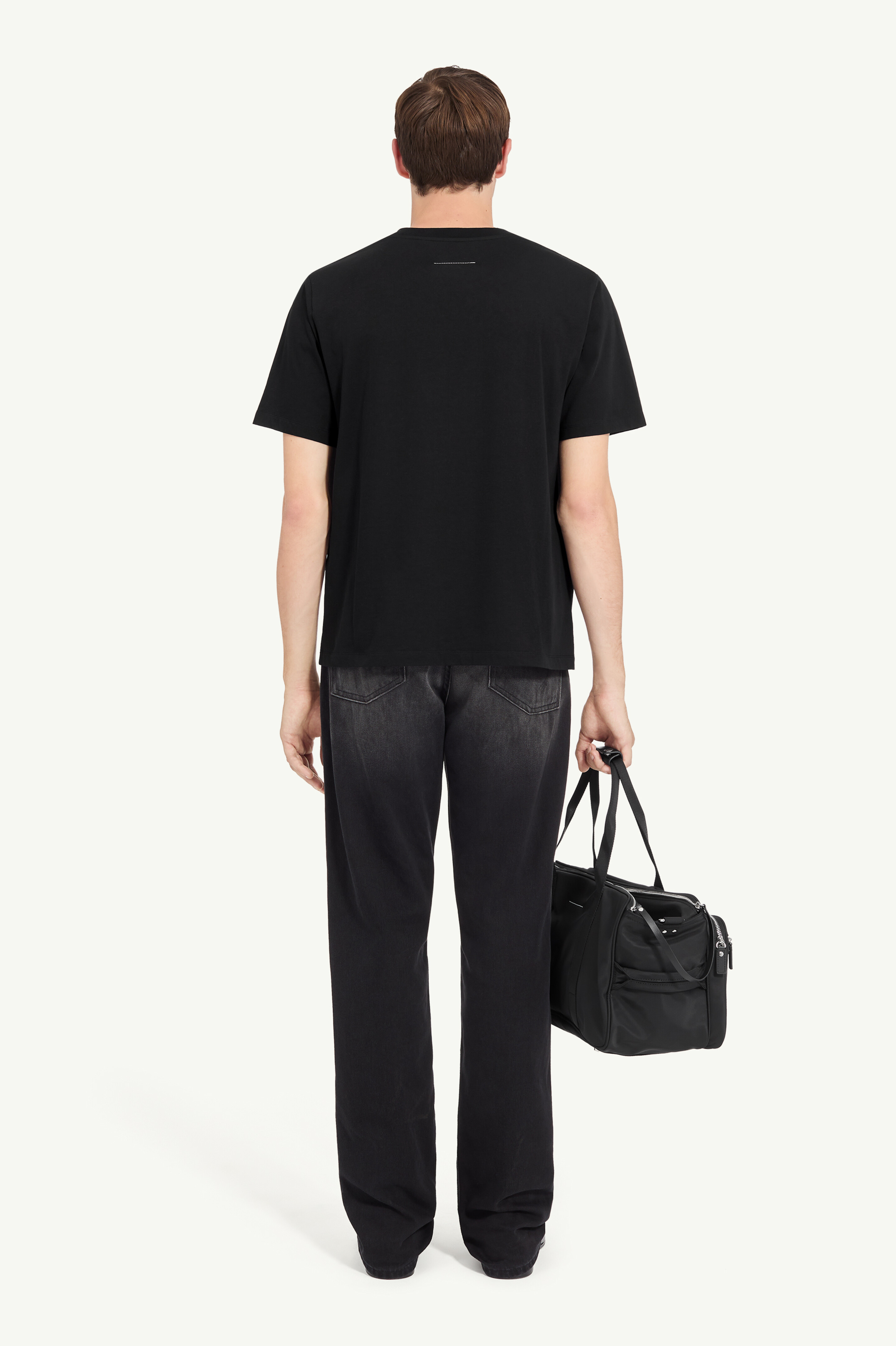 Label patch T-shirt Black | MM6 Official