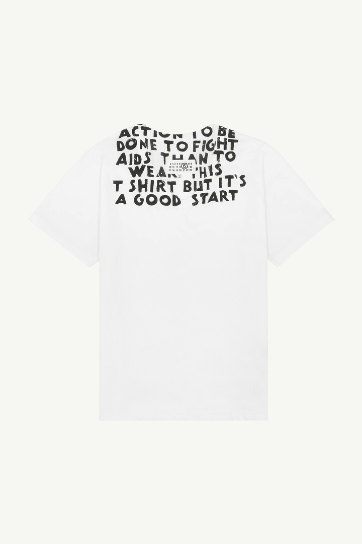 MM6 Maison Margiela Vネック Tシャツ ホワイト S SH2GC0022_M20115_100_HL.jpg