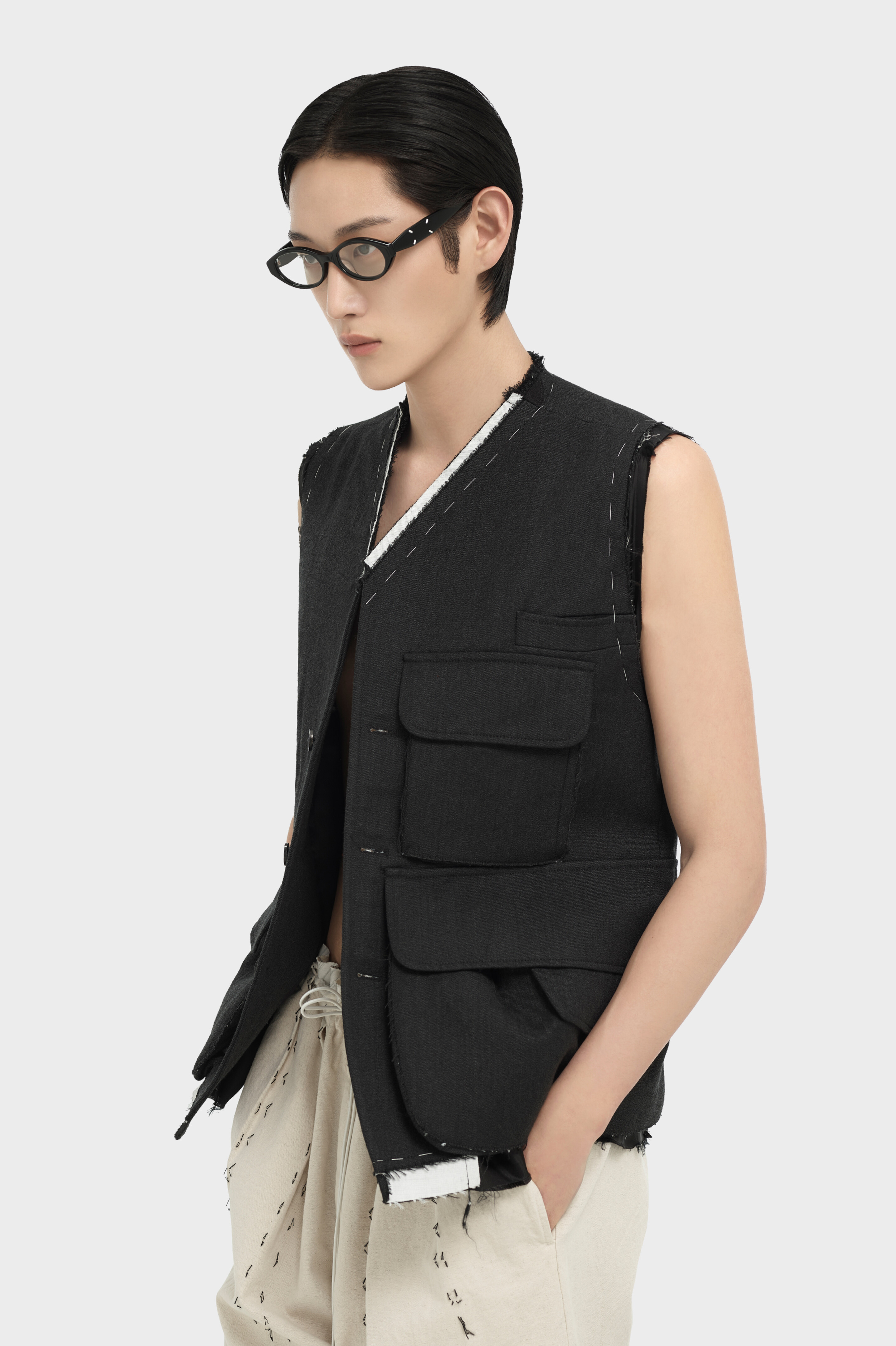 Black Oval Glasses x Gentle Monster​ | Maison Margiela