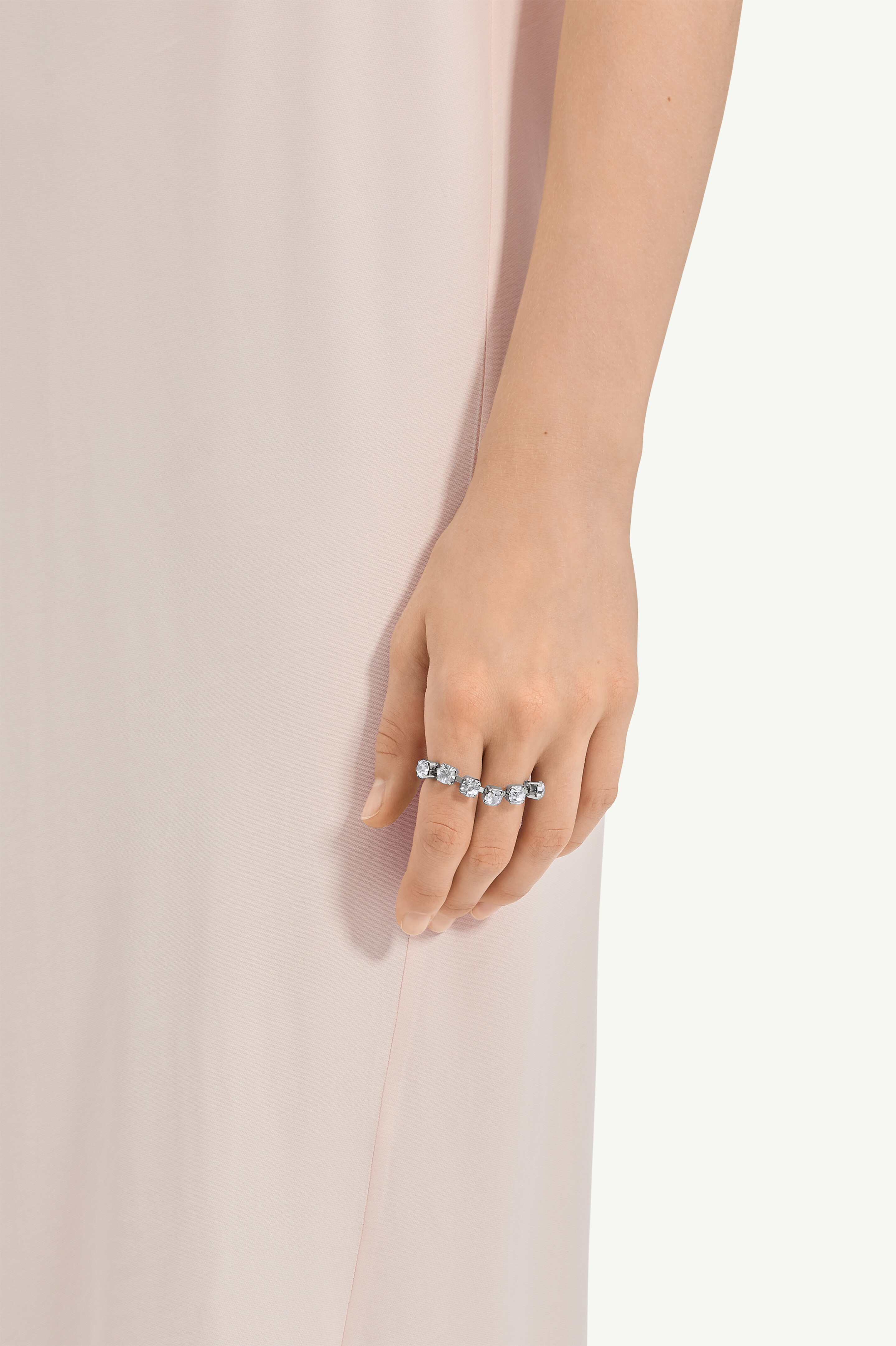 STRASS DOUBLE RING