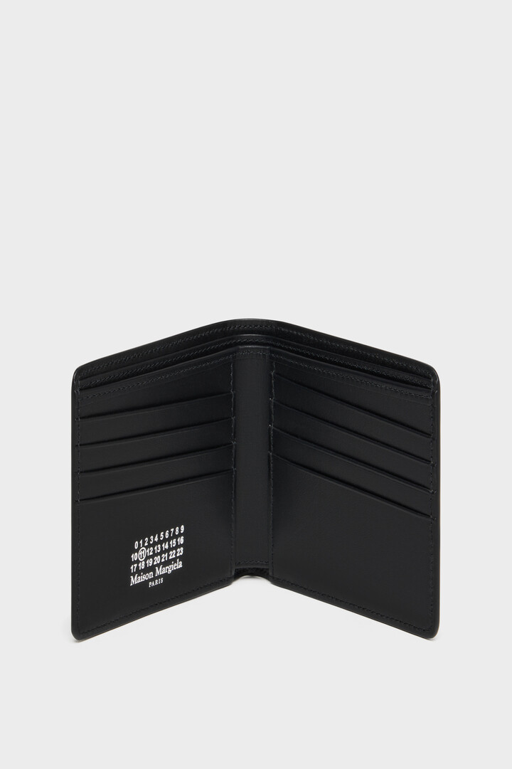 4ステッチ 二つ折り ウォレット ブラック | Maison Margiela公式