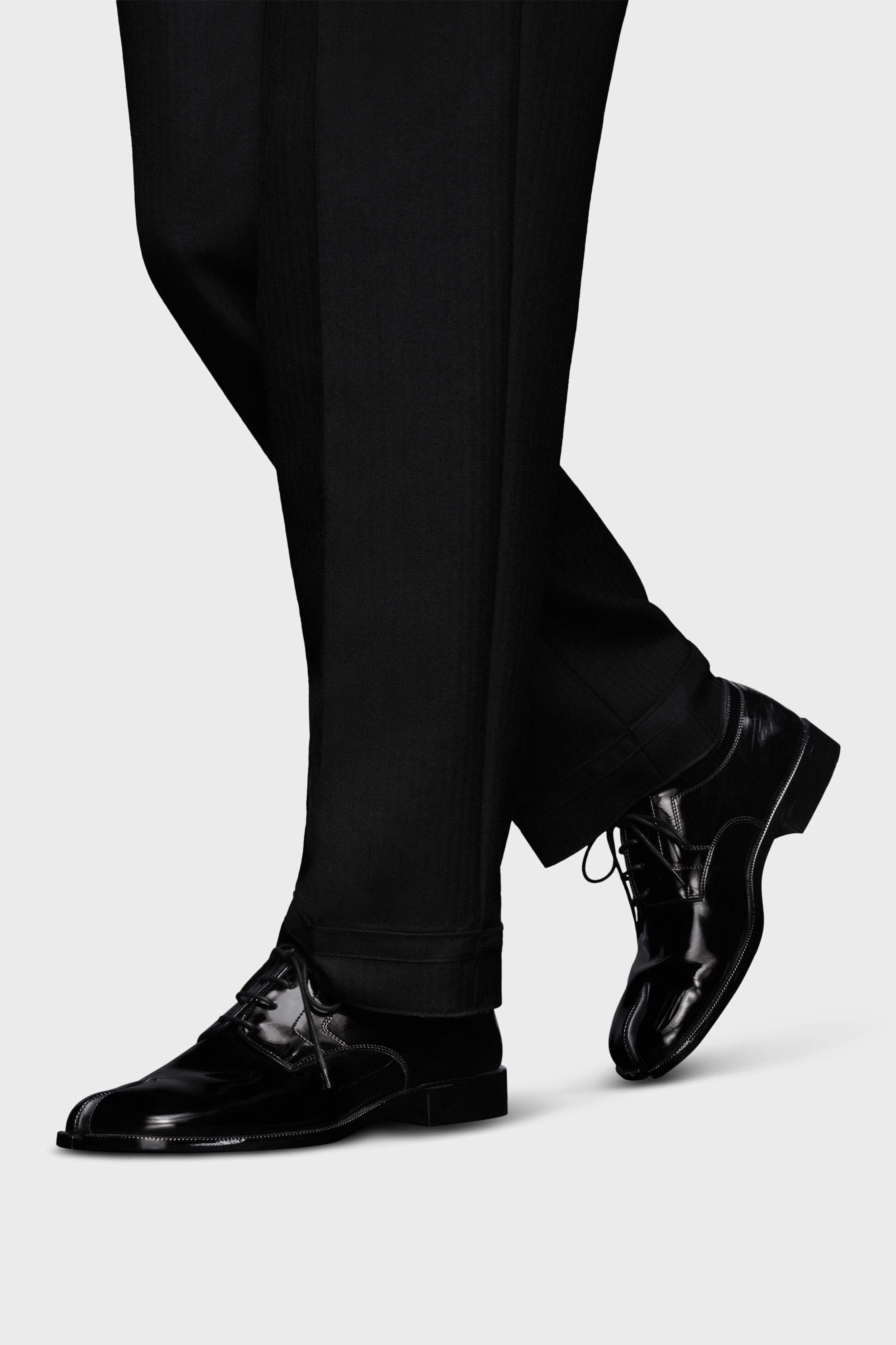 Men's Black Leather Tabi Lace-Ups | Maison Margiela