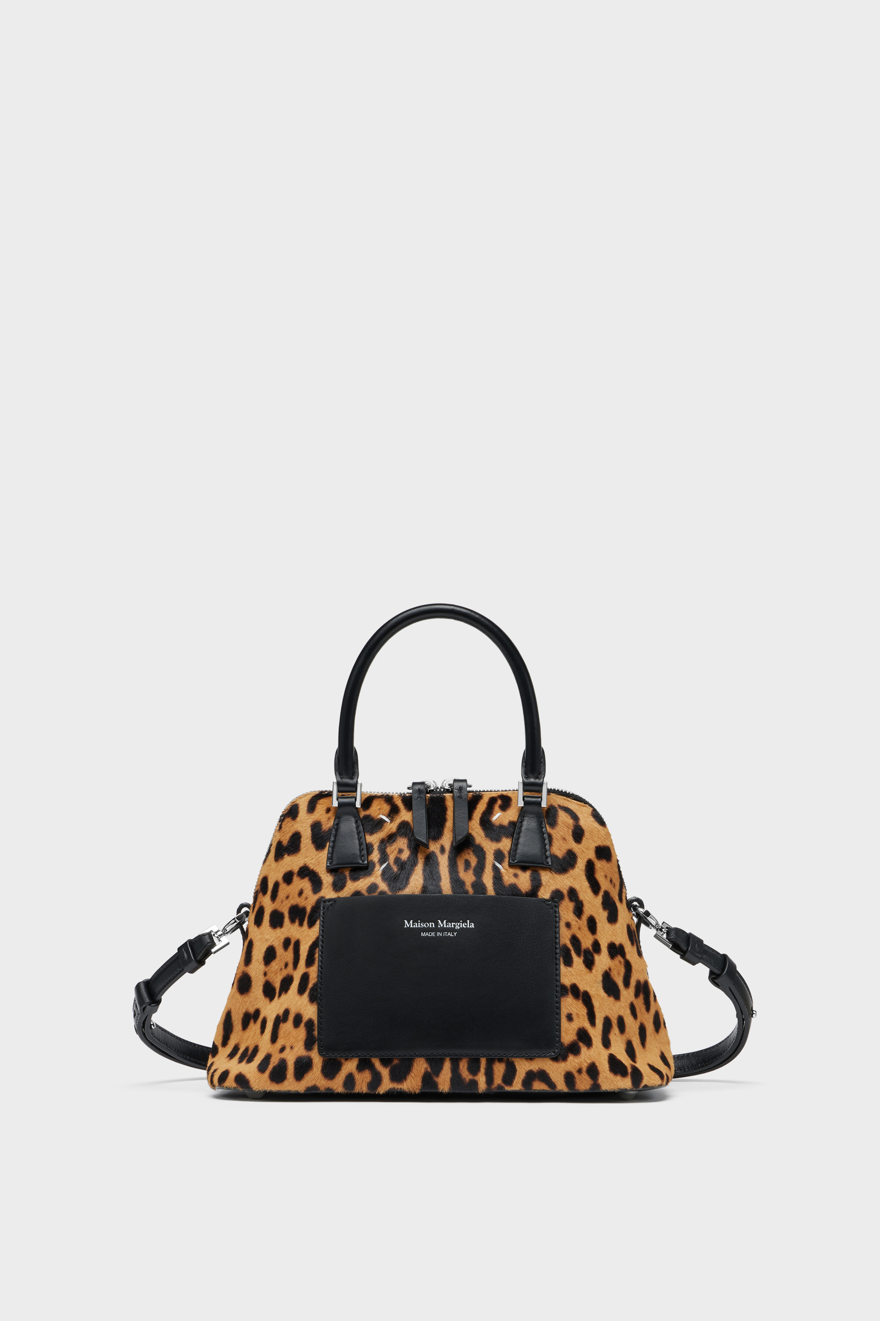 マルジェラ 5acmini bag Black Leather 5AC Crossbody Bag Loved To Death Mini