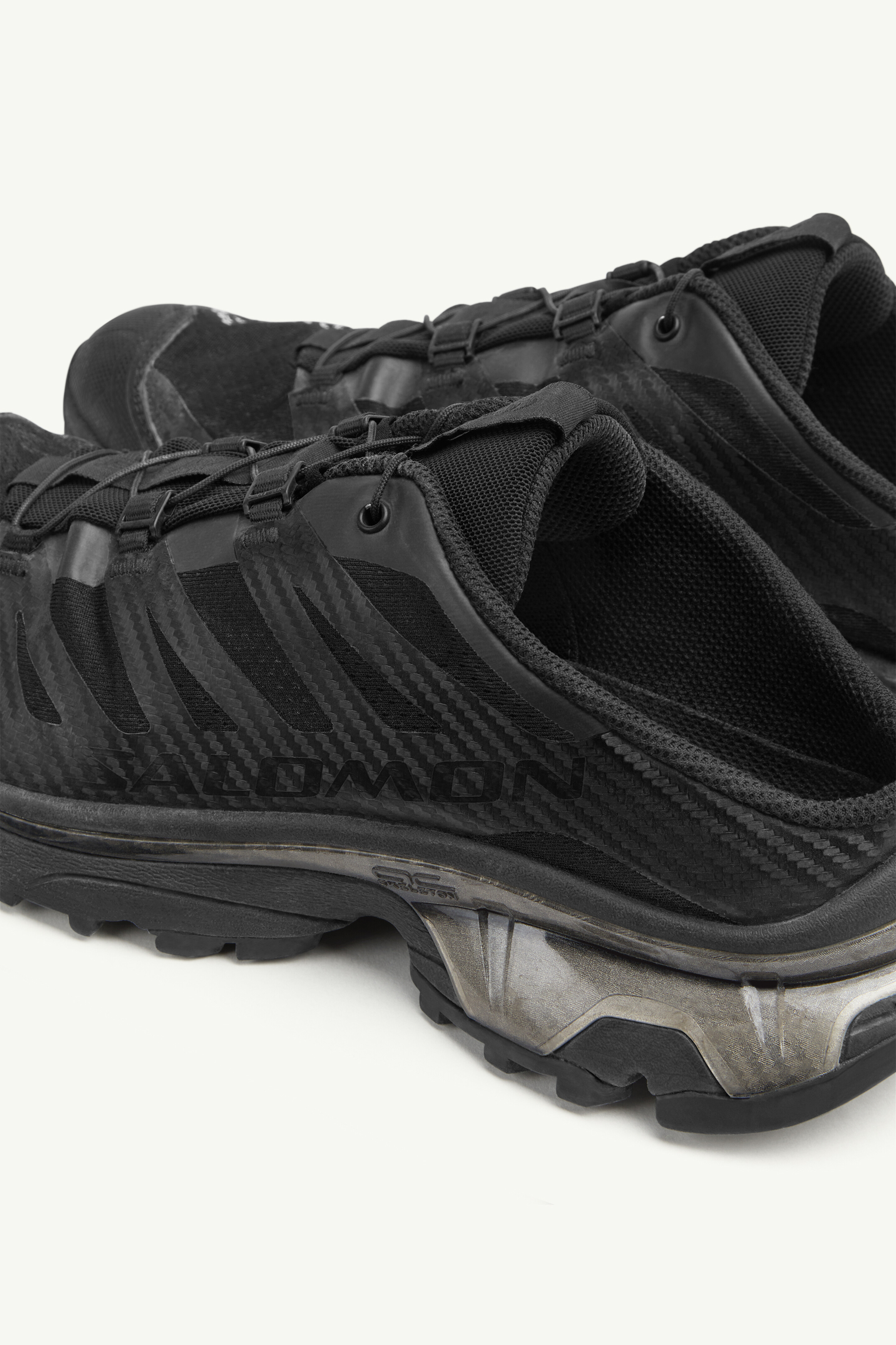 Women's Black Xt-4 Mules - MM6 x Salomon | MM6