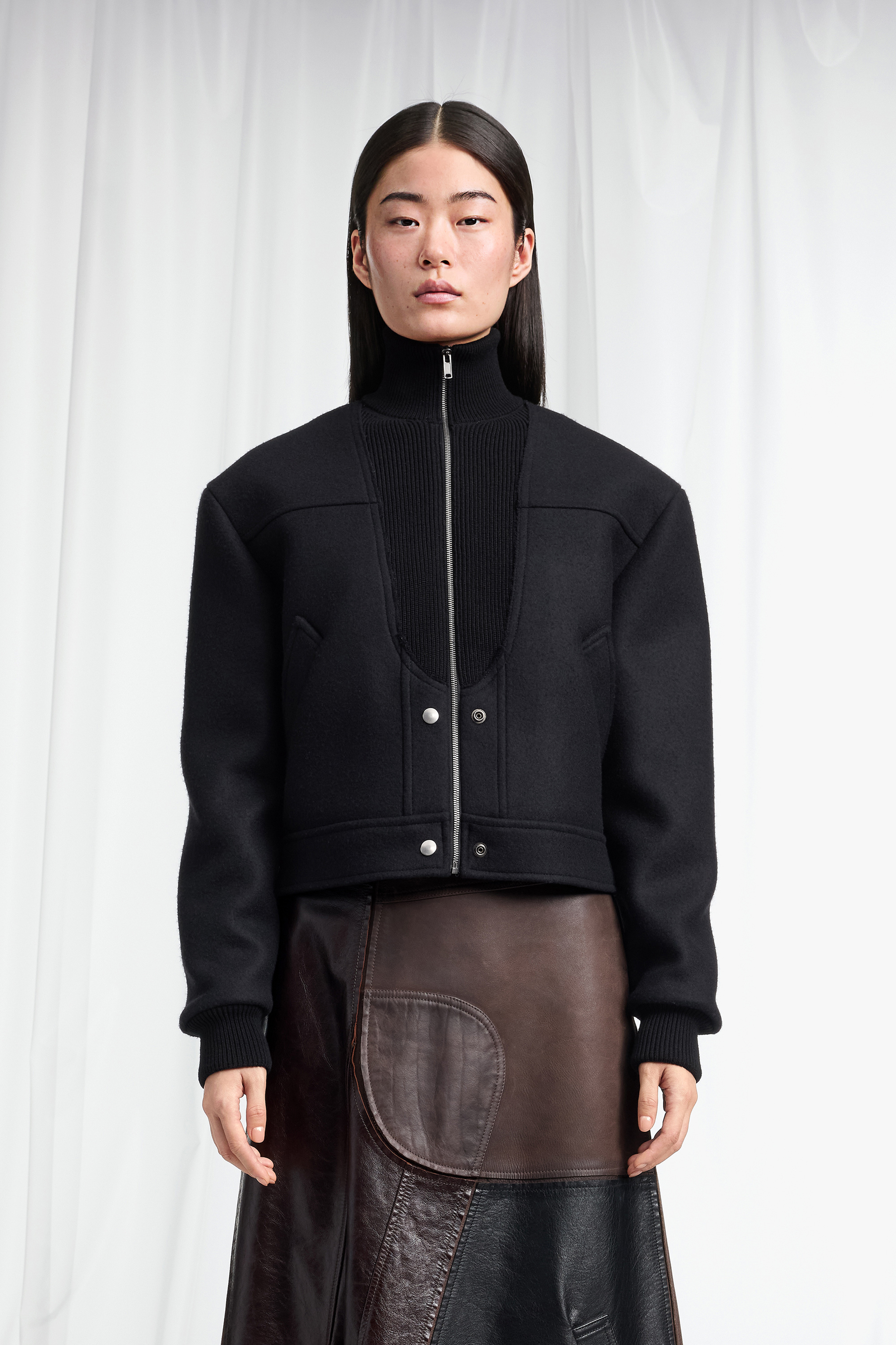 Black Virgin Wool Bomber Jacket | Maison Margiela Official