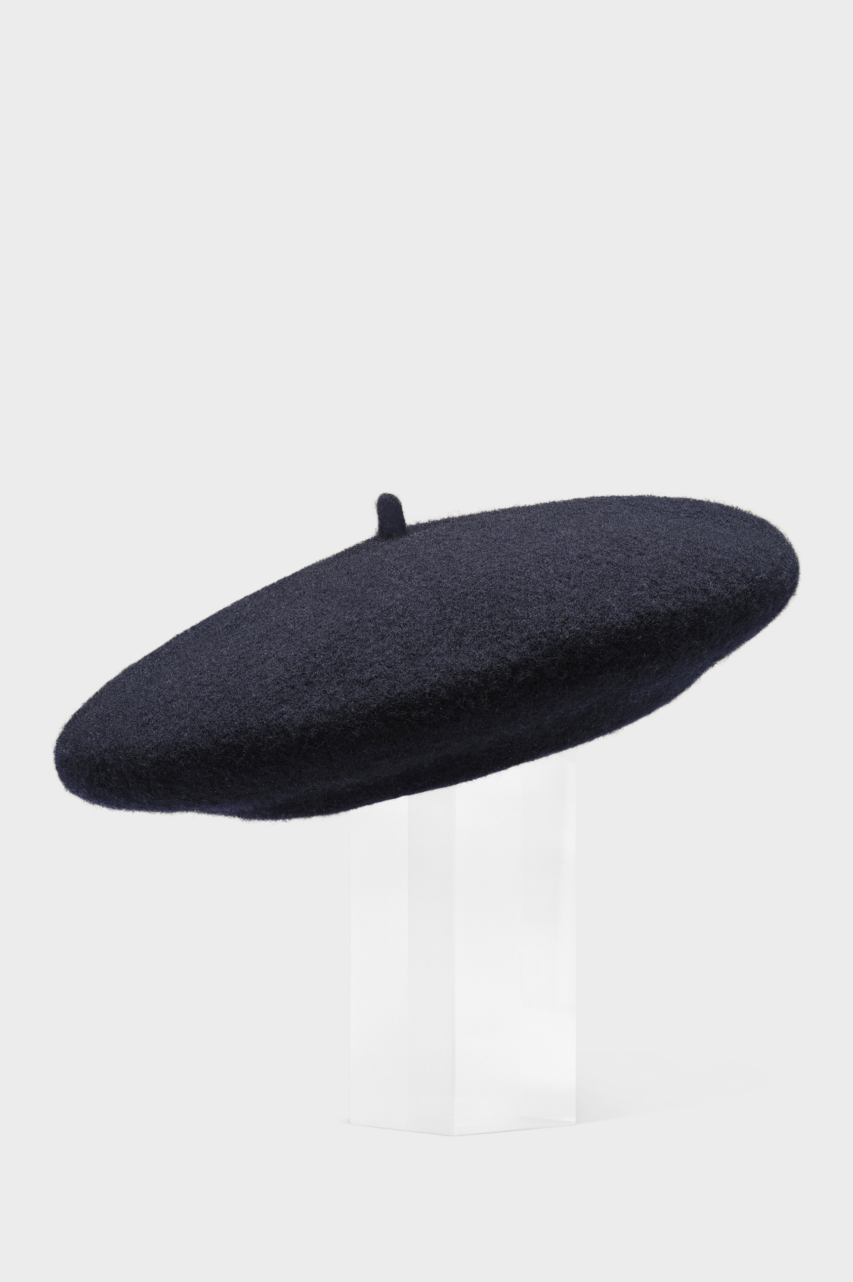 Navy Blue Heavy wool beret | Maison Margiela Official