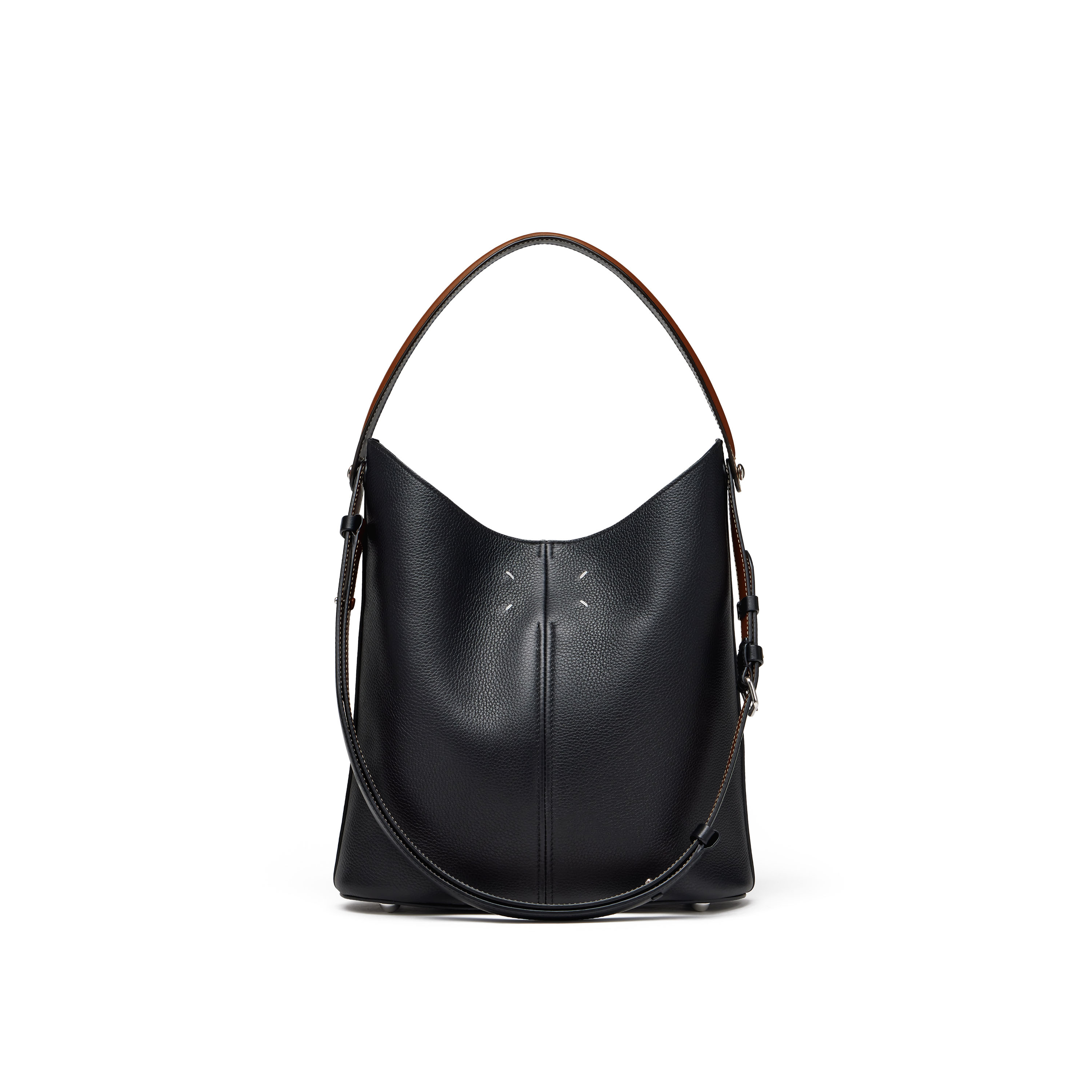 Black and Chestnut Dress-age Hobo | Maison Margiela Official