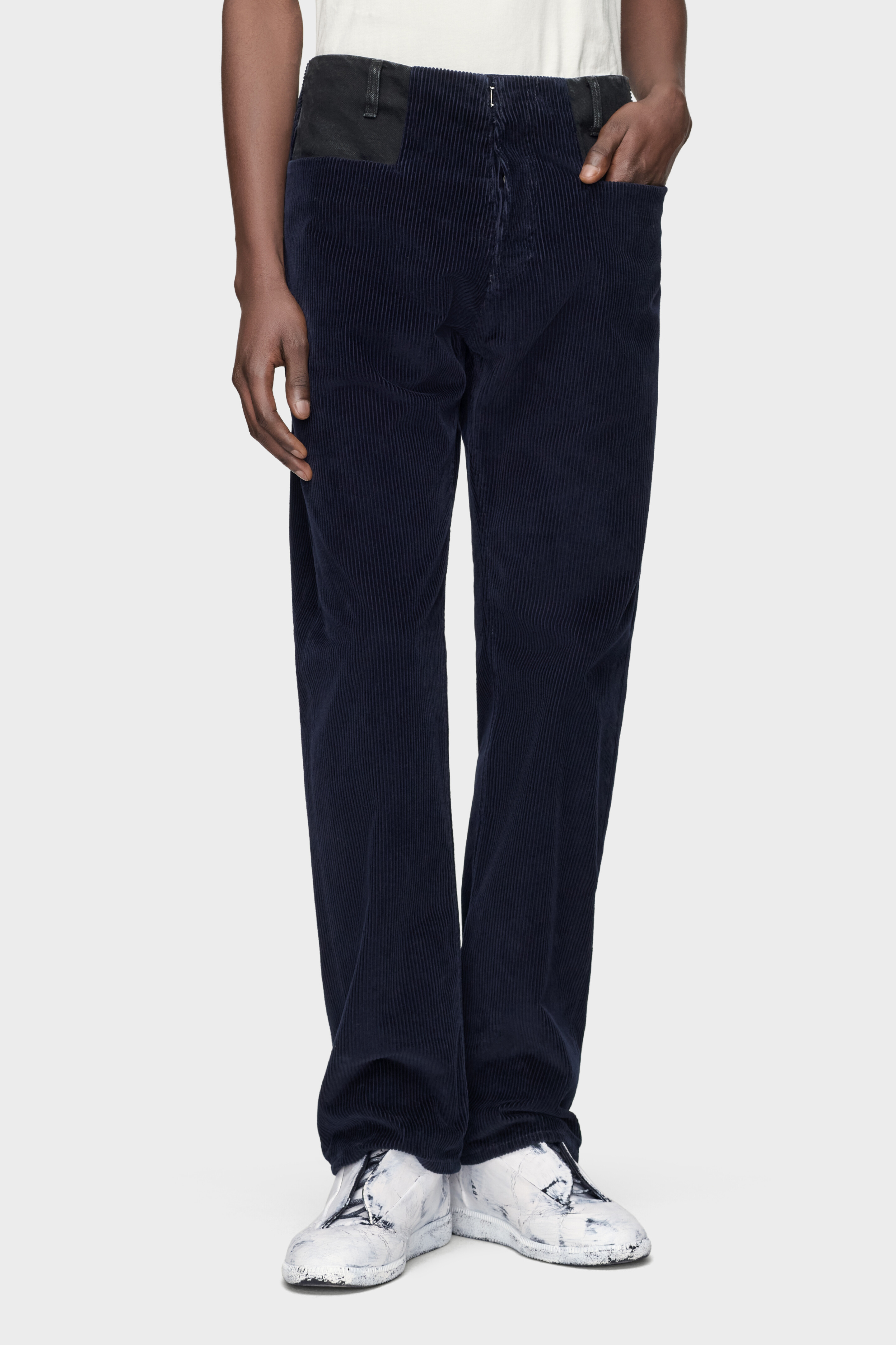 Navy Blue Straight-leg Jeans | Maison Margiela Official